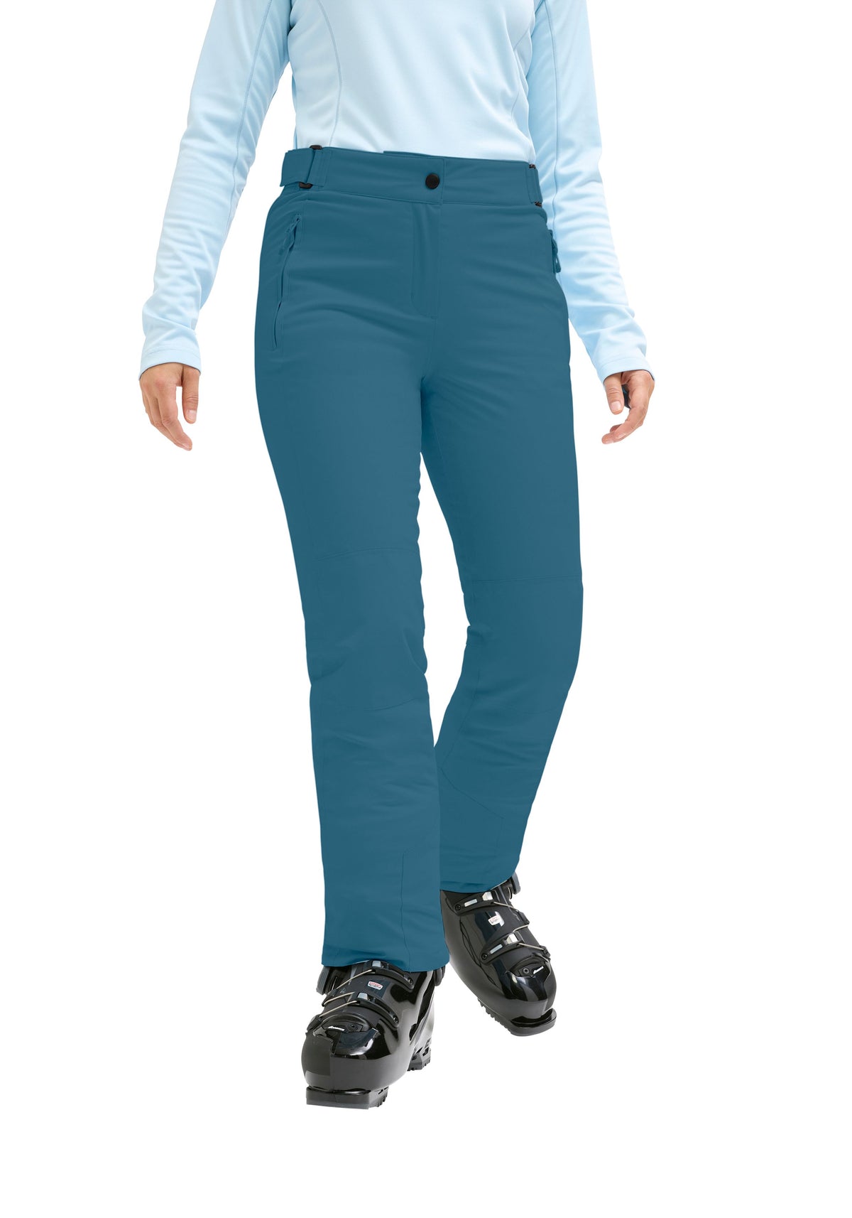 Maier Sports Vroni slim 2.1 Skihose Damen blue sea turtle - 4