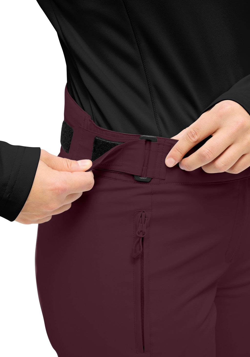 Maier Sports Vroni slim 2.1 Skihose Damen ash - 2