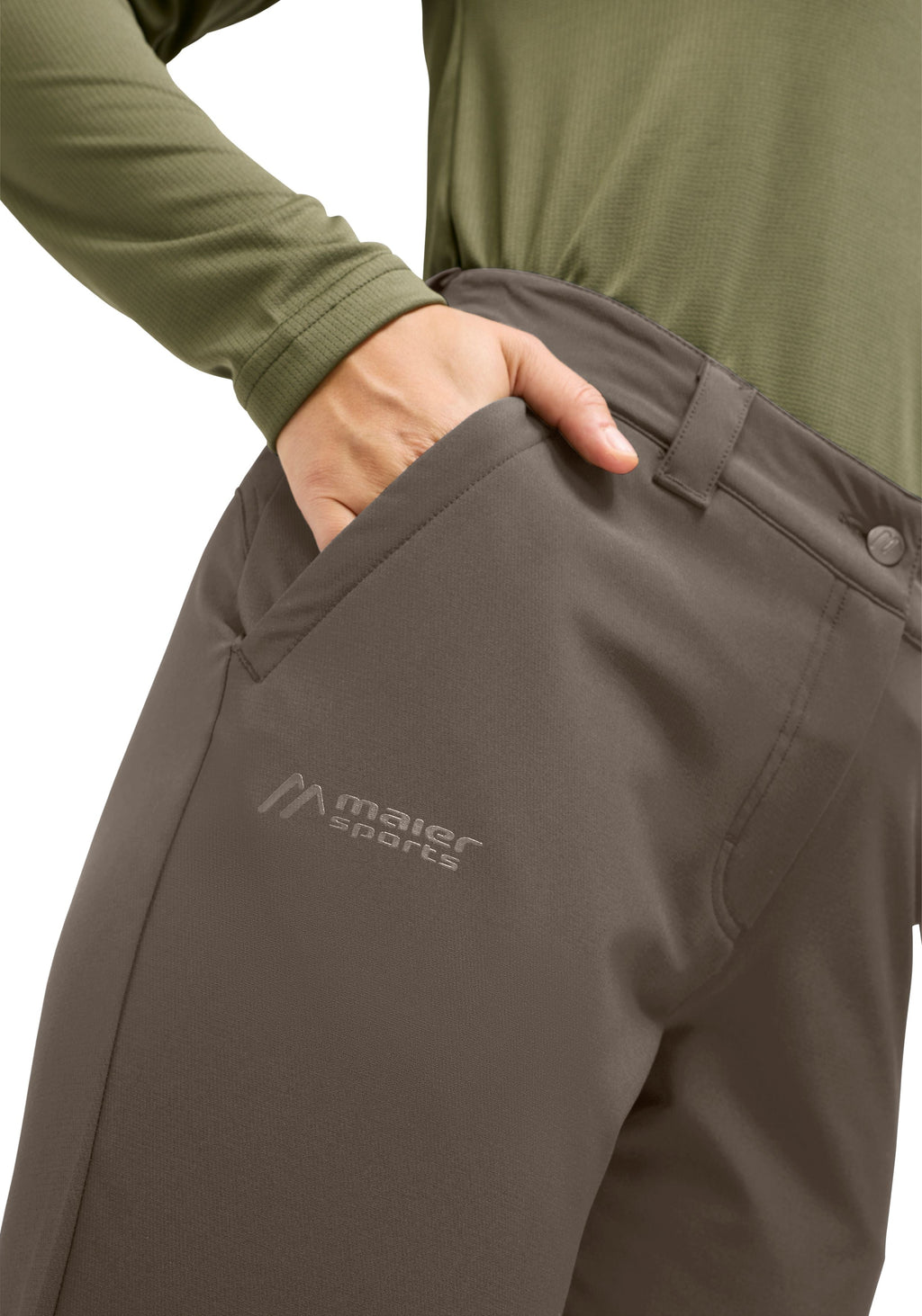 Maier Sports Essential Flex W Winterhose Damen –  teak