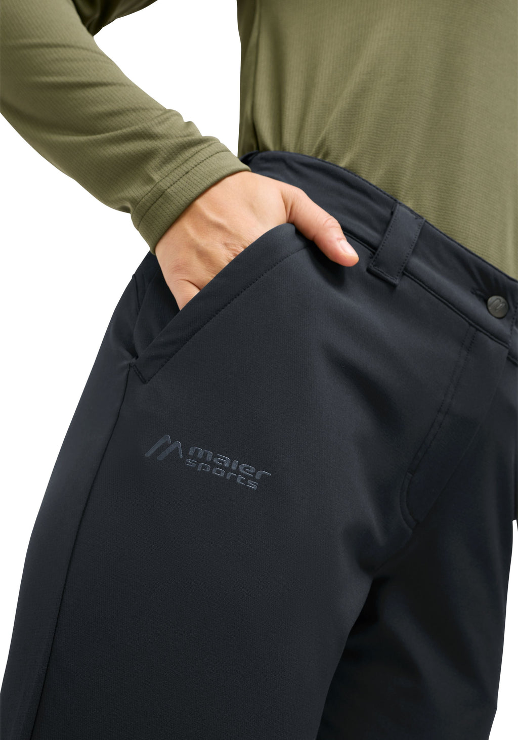 Maier Sports Essential Flex W Winterhose Damen –  black