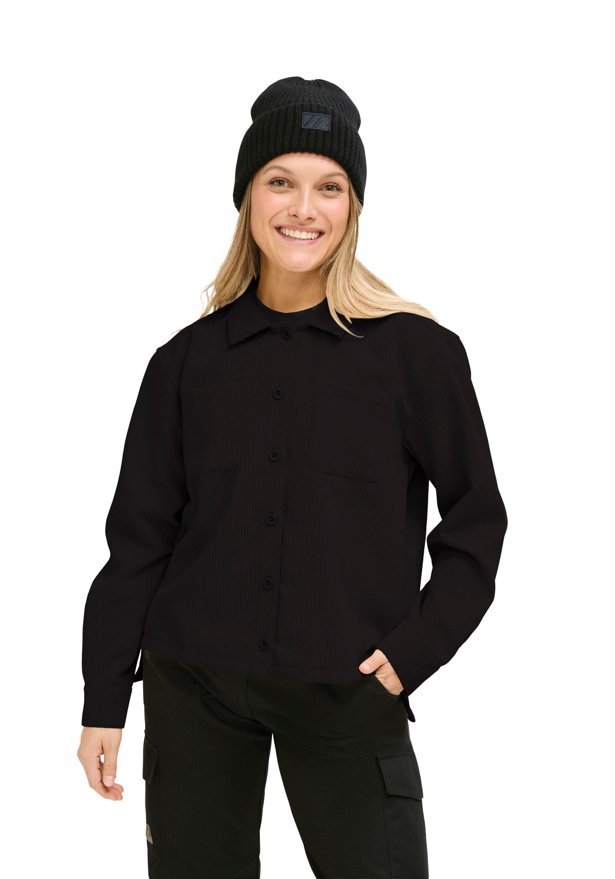 Maier Sports Wellcord W Cordhemd Damen black - 4
