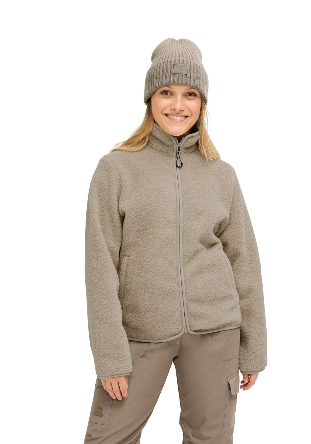 Maier Sports Racka Plus W Fleecejacke Damen feather gray - 4