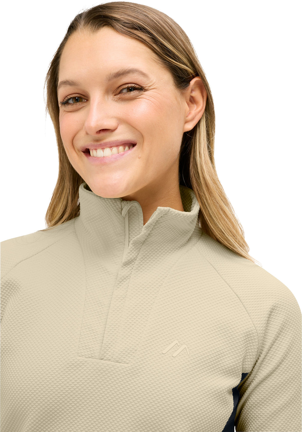 Maier Sports Rogla HZ W Midlayer Damen muslin/black - 2
