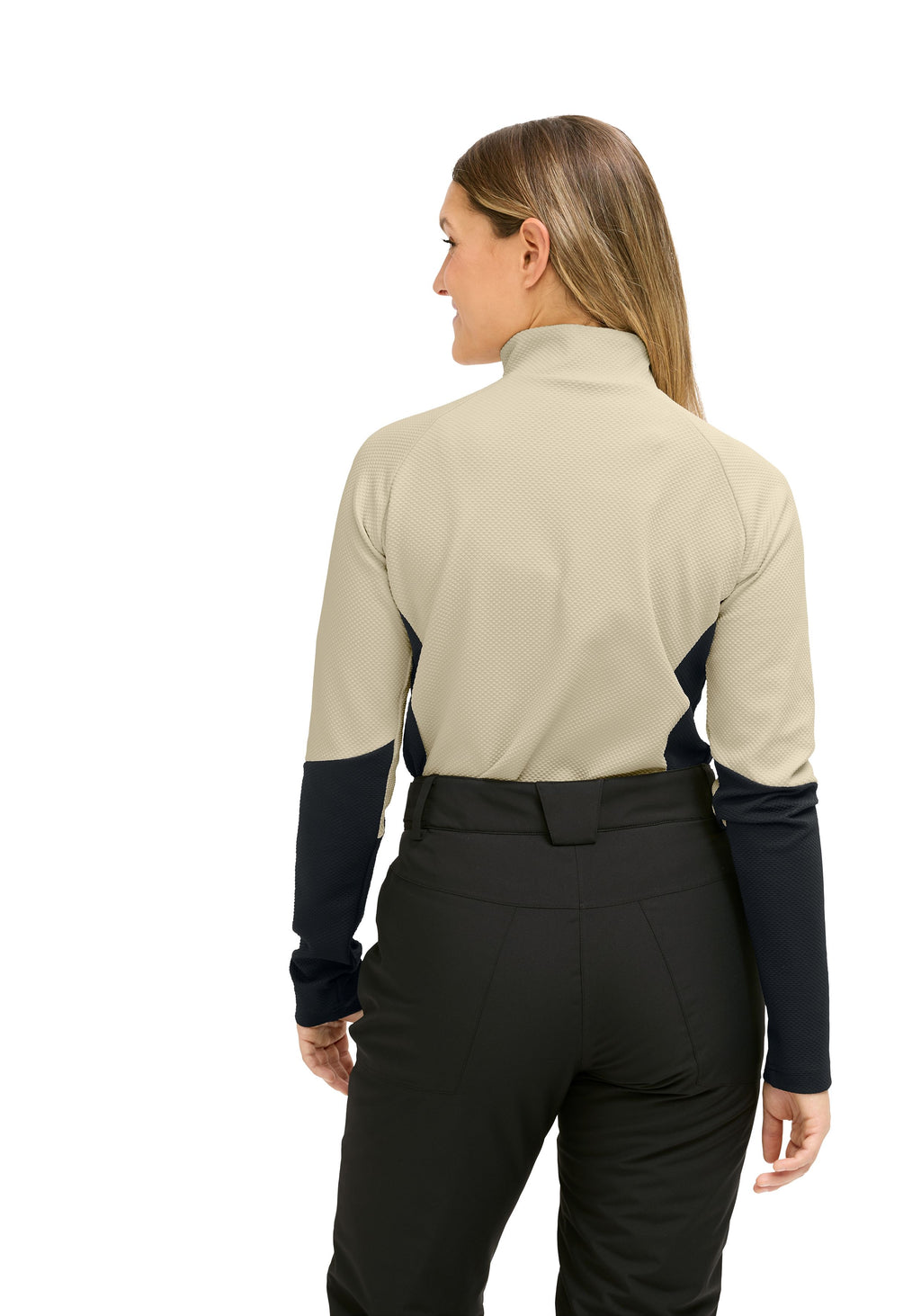 Maier Sports Rogla HZ W Midlayer Damen muslin/black - 5