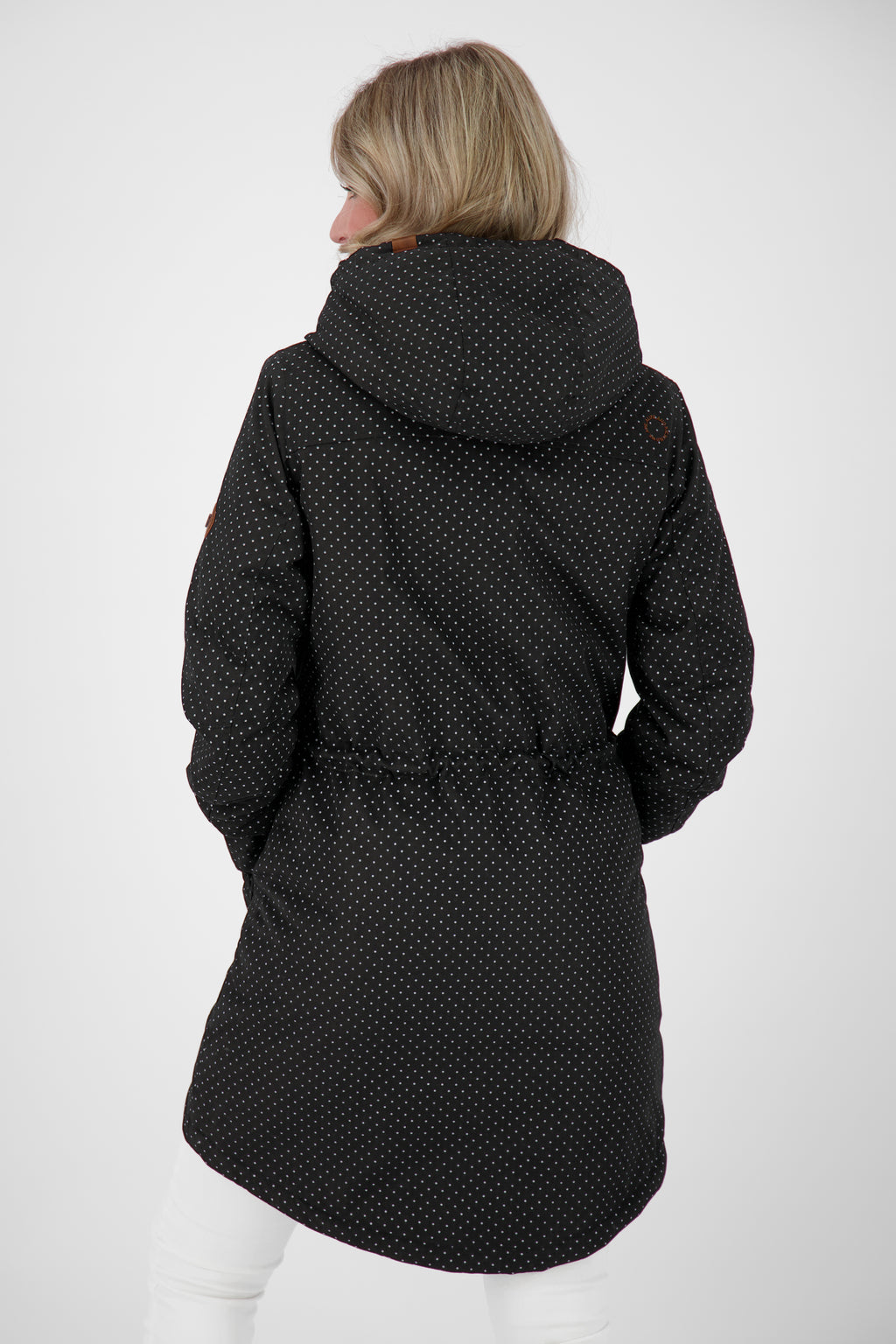 ALIFE & KICKIN Damen Parka CharlotteAK gepunktet Schwarz gepunktet (moonless dots) - 3