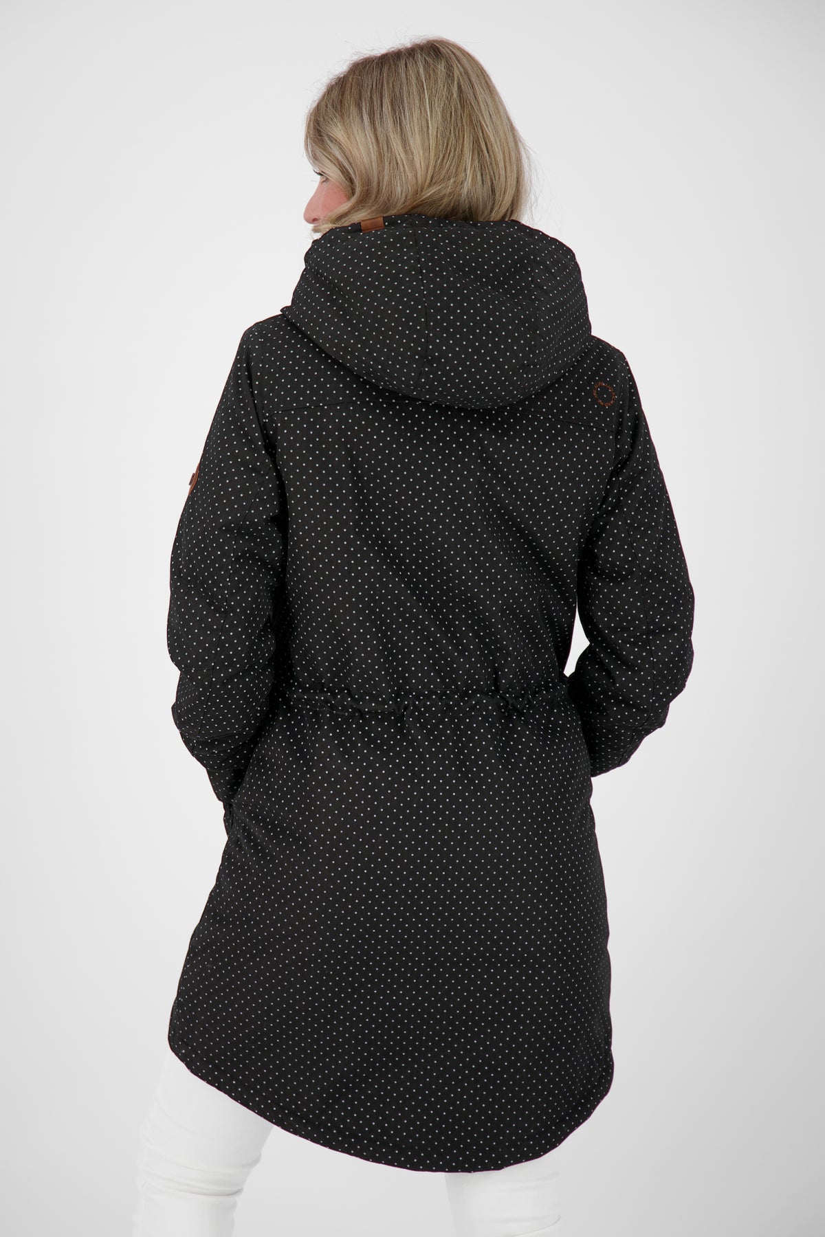 ALIFE & KICKIN Damen Parka CharlotteAK gepunktet Schwarz gepunktet (moonless dots) - 3