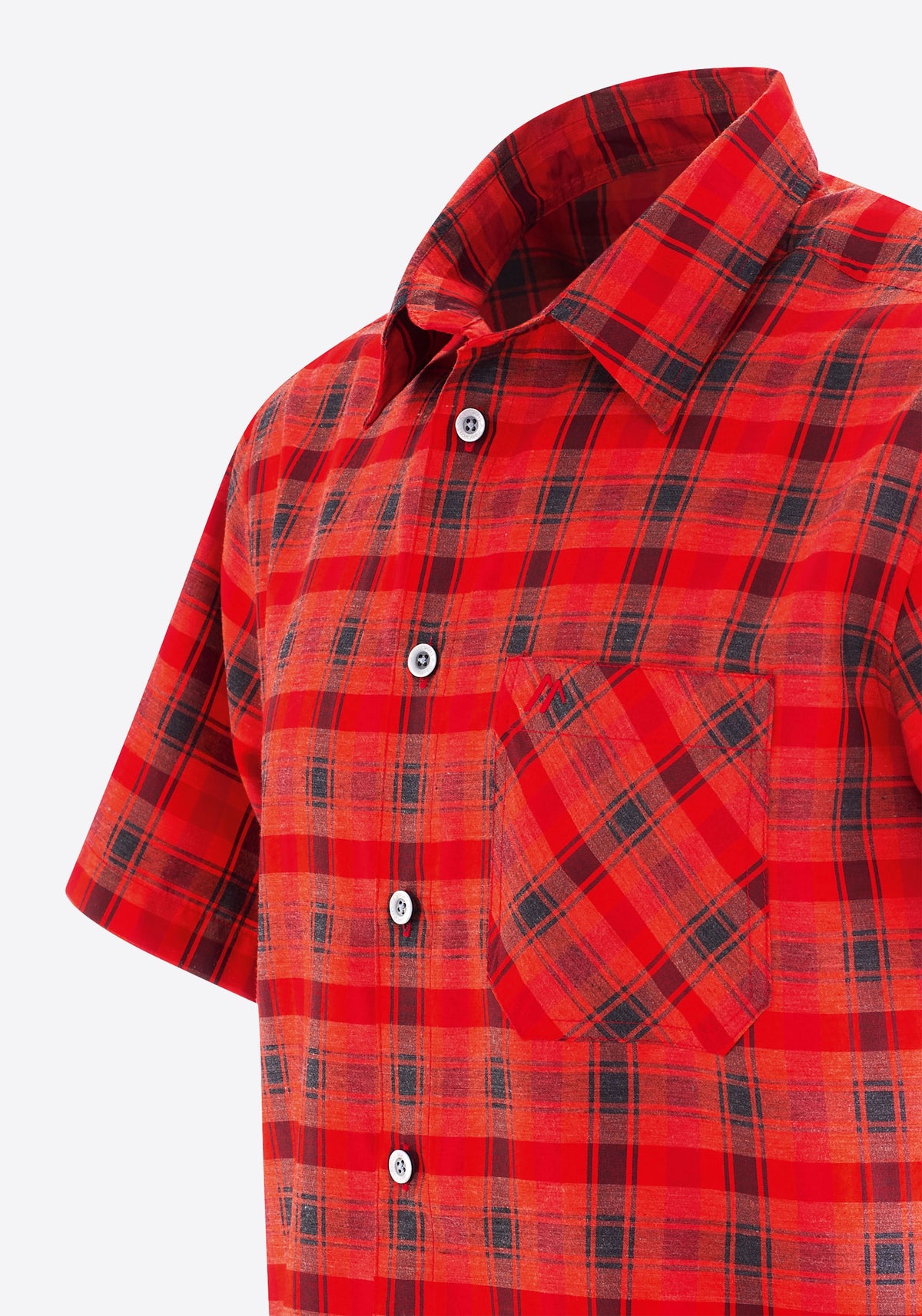 Maier Sports Mauro Funktionshemd Herren red check - 4