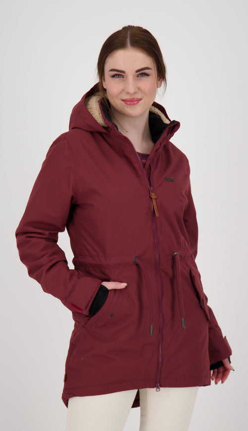 CNSRD Damen Funktionsparka Charlotta Grape