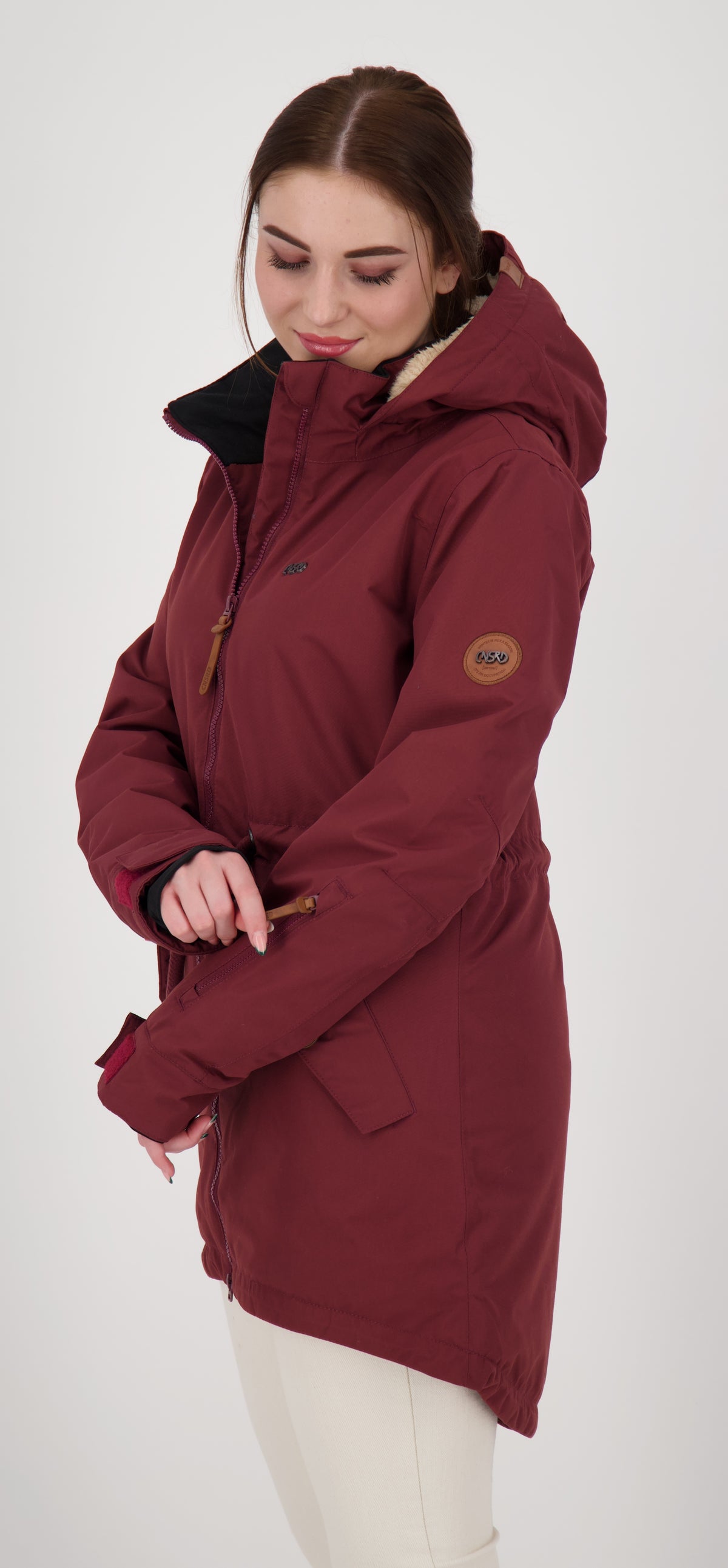 CNSRD Damen Funktionsparka Charlotta Grape