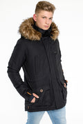 CNSRD Herren Funktionsparka Travis Black