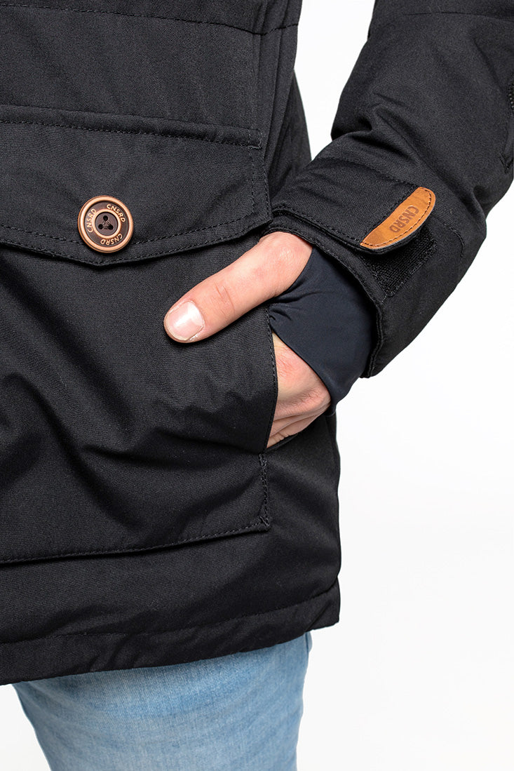 CNSRD Herren Funktionsparka Travis Black