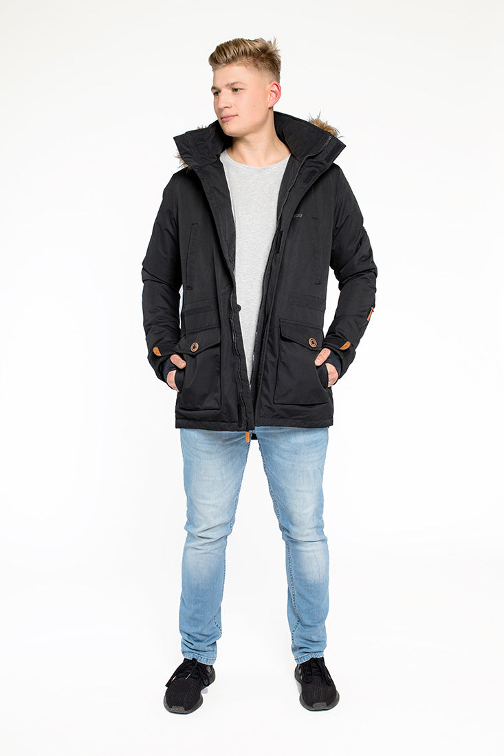 CNSRD Herren Funktionsparka Travis Black