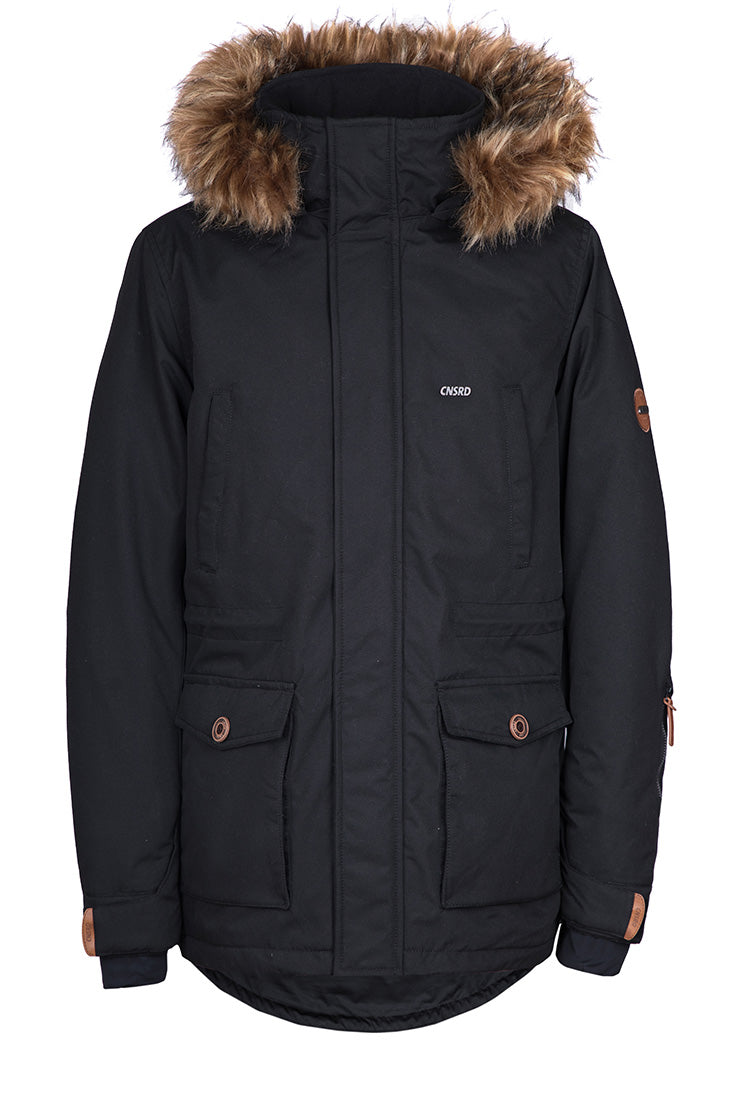 CNSRD Herren Funktionsparka Travis Black