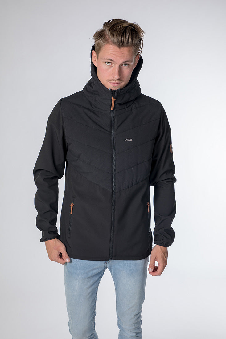 CNSRD Herren Softshelljacke Leon Black
