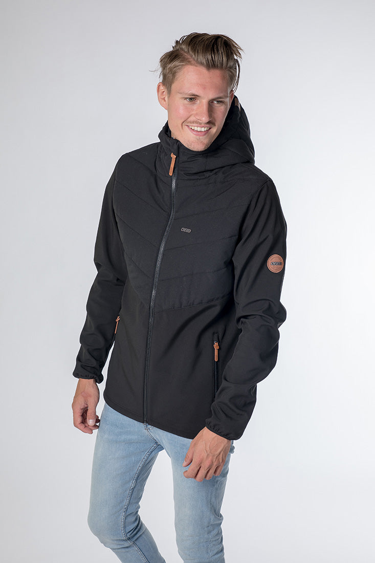 CNSRD Herren Softshelljacke Leon Black
