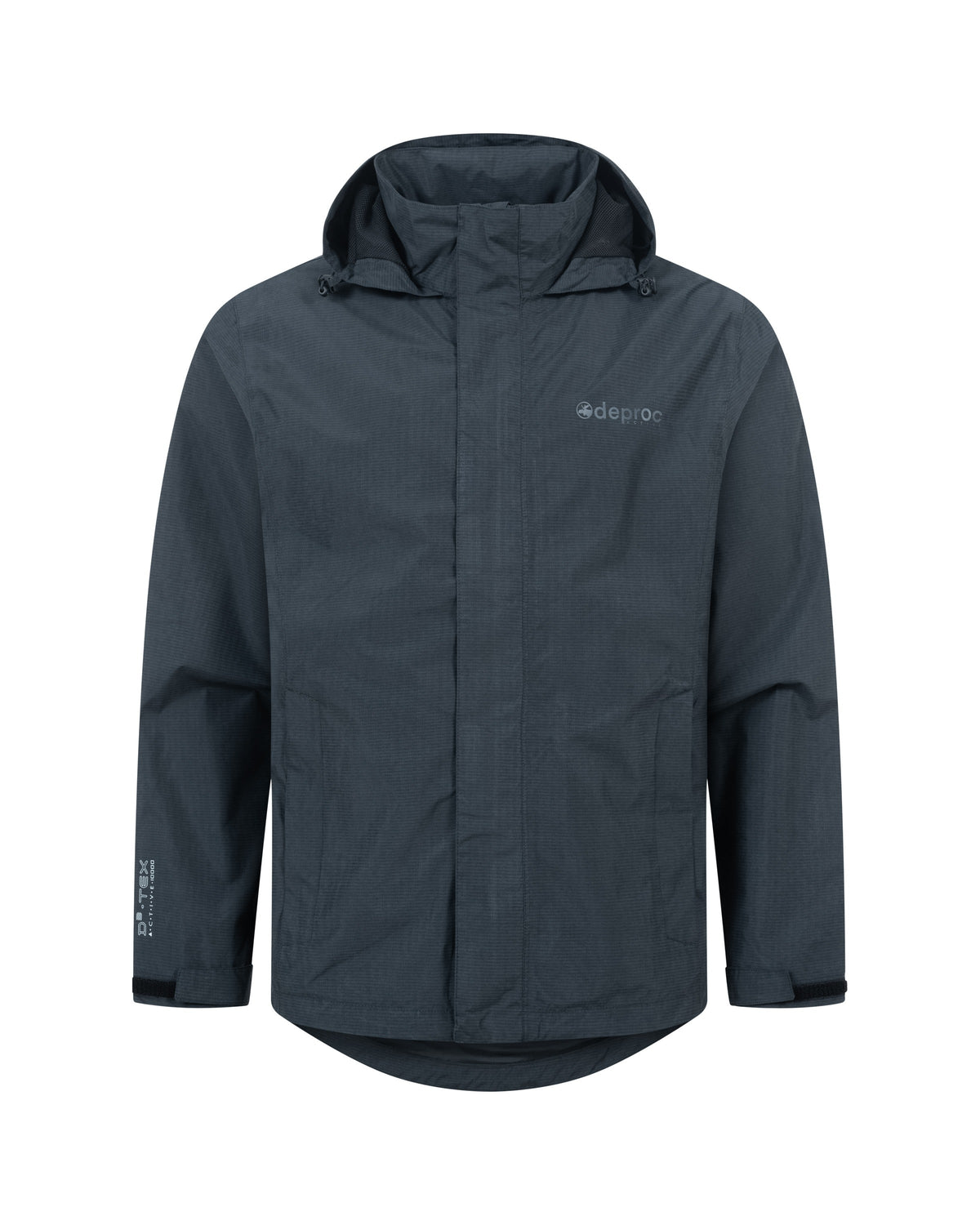 DEPROC LAVAL MEN Outdoorjacke in schwarz, Vorderansicht