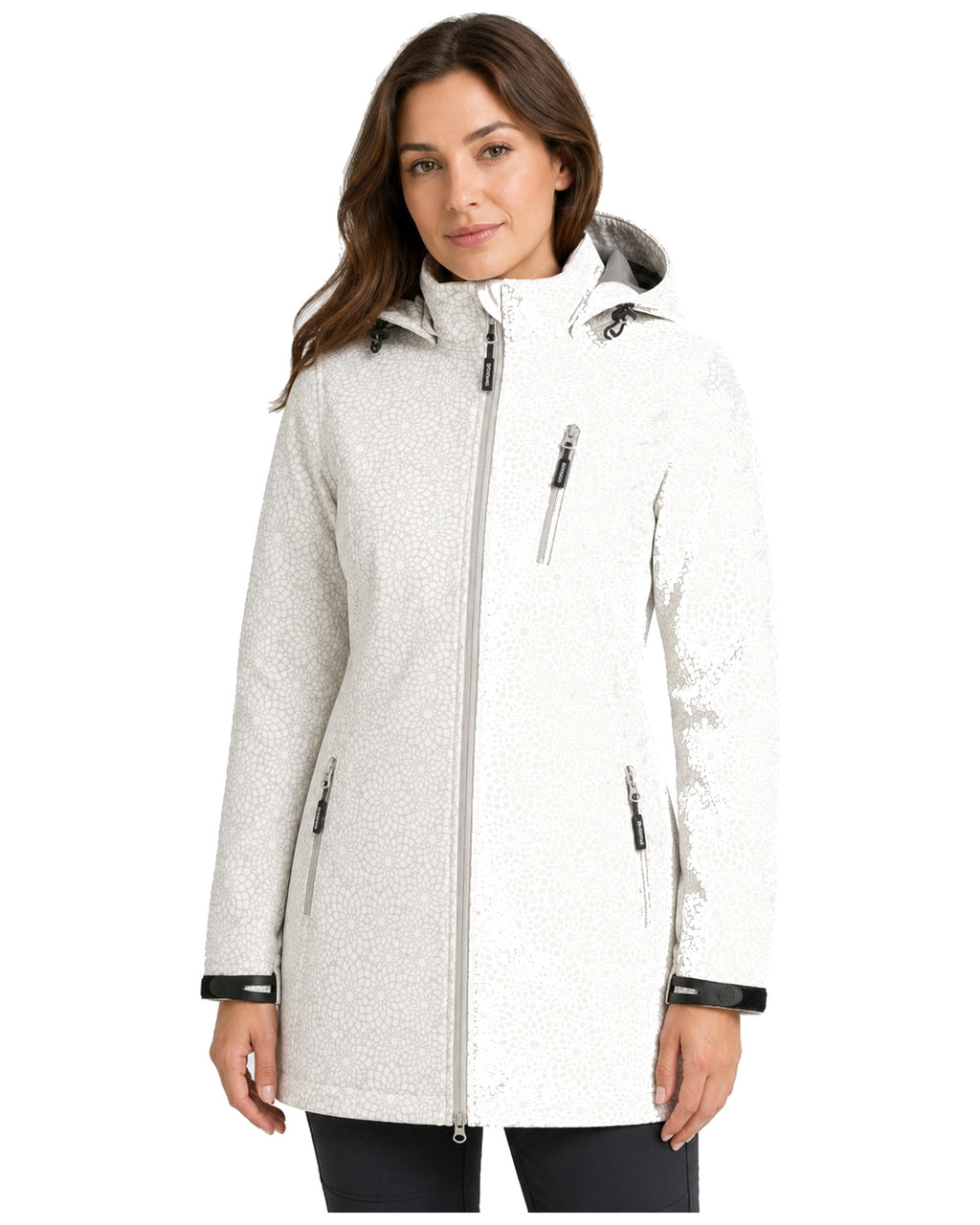 DEPROC Softshellmantel SHELBY X LONG WMN Weiß