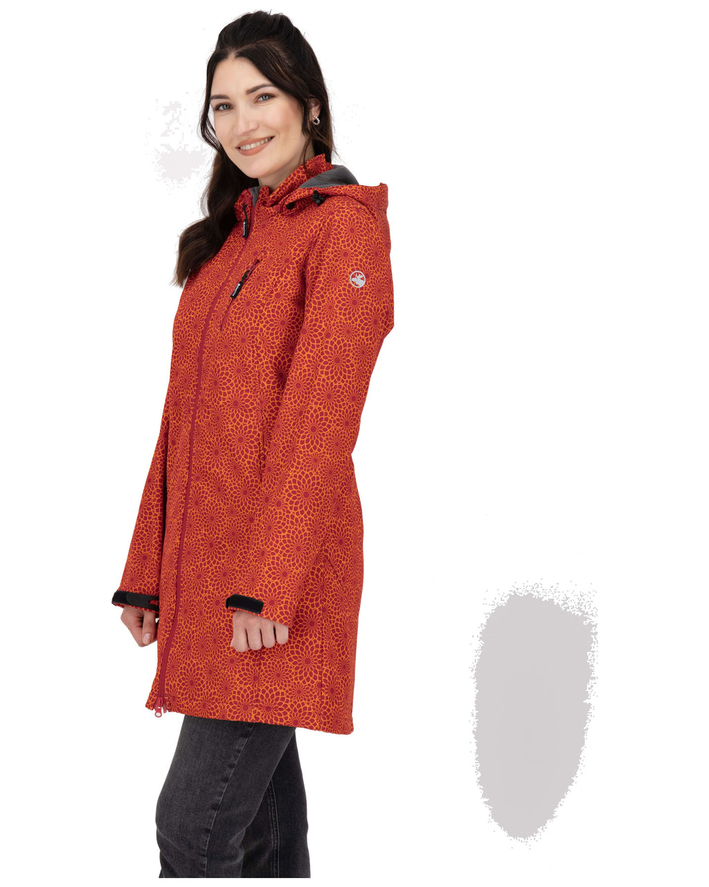 DEPROC Softshellmantel SHELBY X LONG WMN Chilli