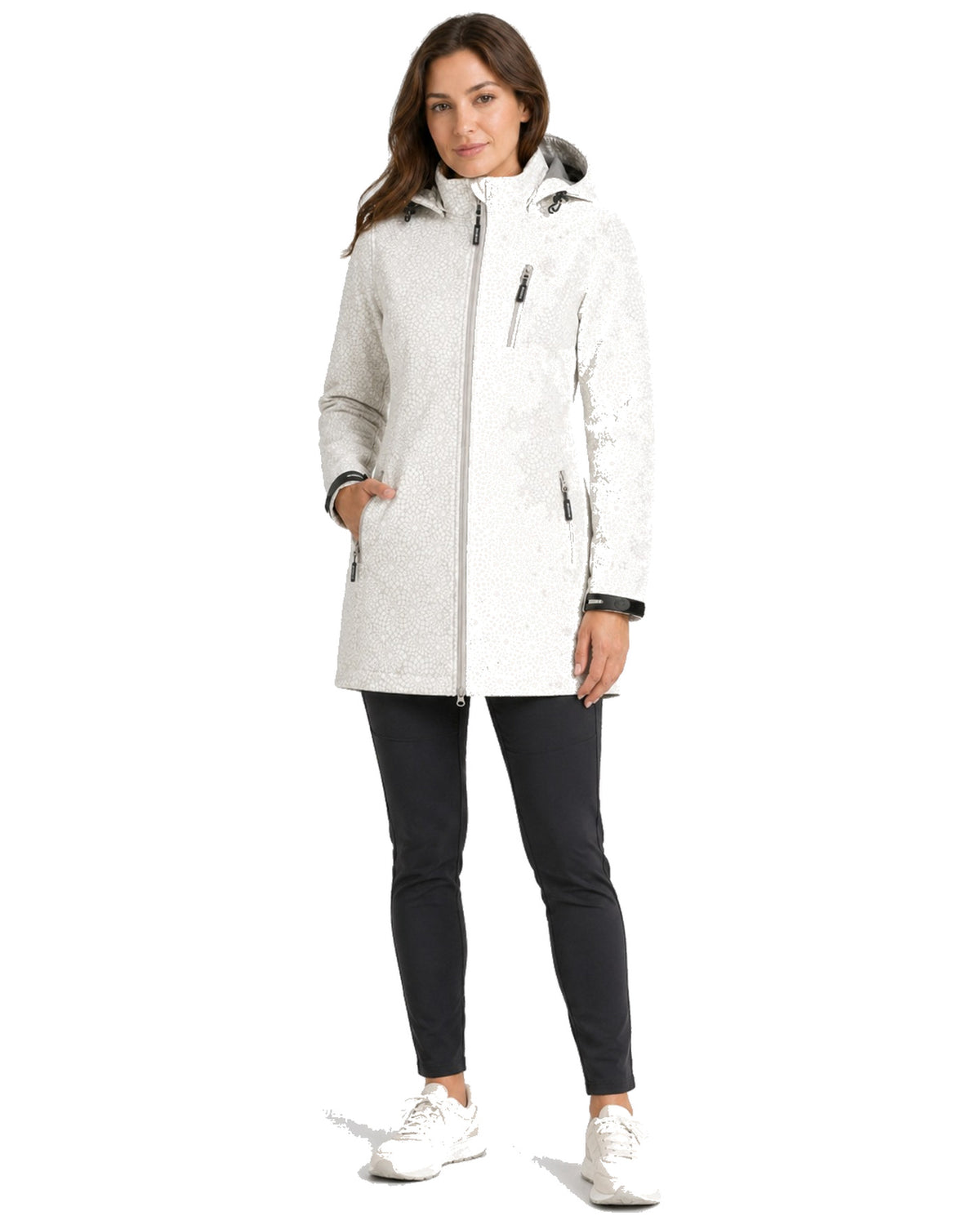 DEPROC Softshellmantel SHELBY X LONG WMN Weiß