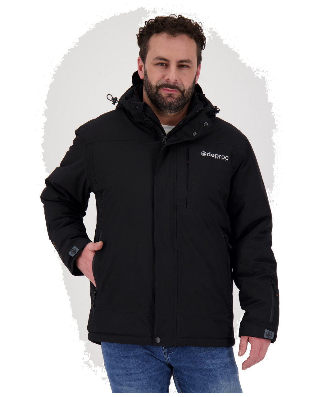 DEPROC Skijacke MONTREAL MEN Schwarz