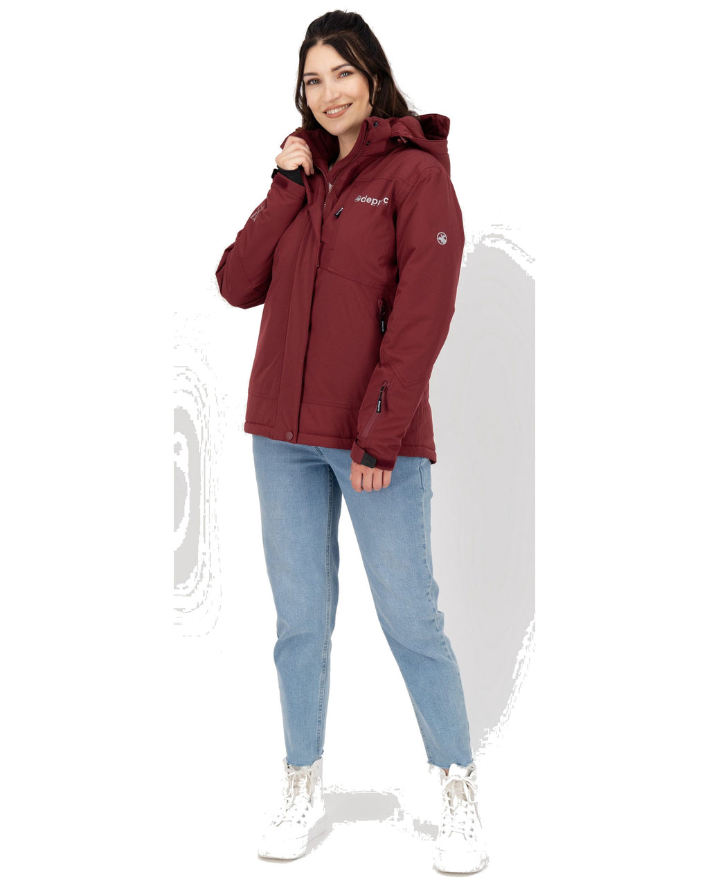DEPROC Winterjacke MONTREAL LONG WMN Wine