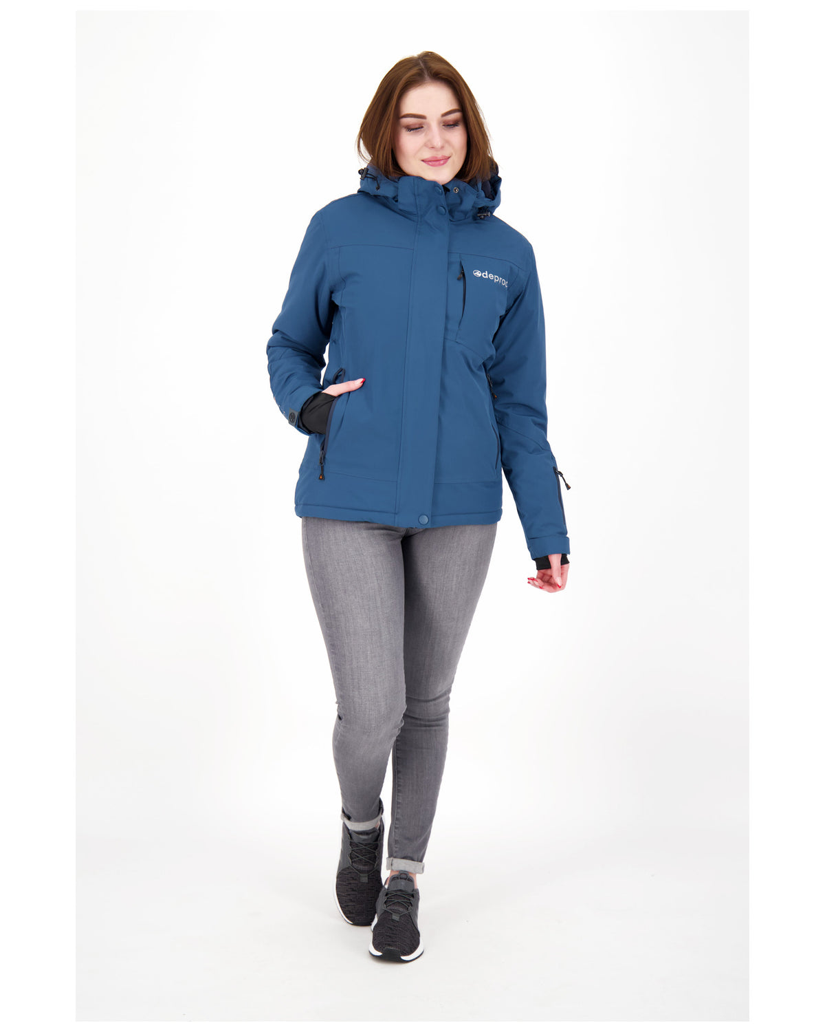 DEPROC Winterjacke MONTREAL LONG WMN Dark Navy