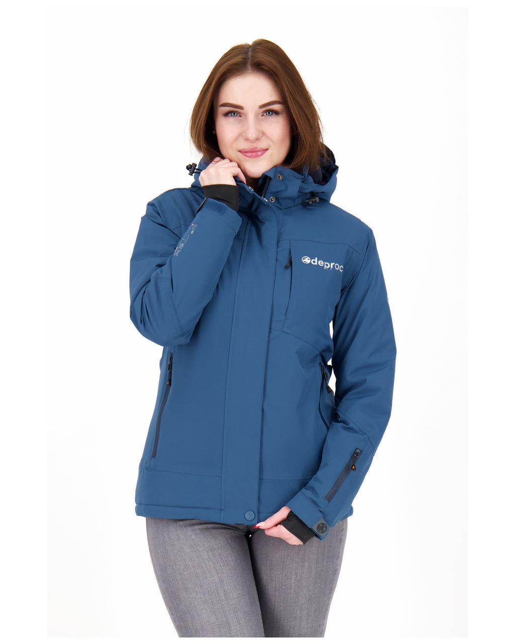 DEPROC Winterjacke MONTREAL LONG WMN Dark Navy