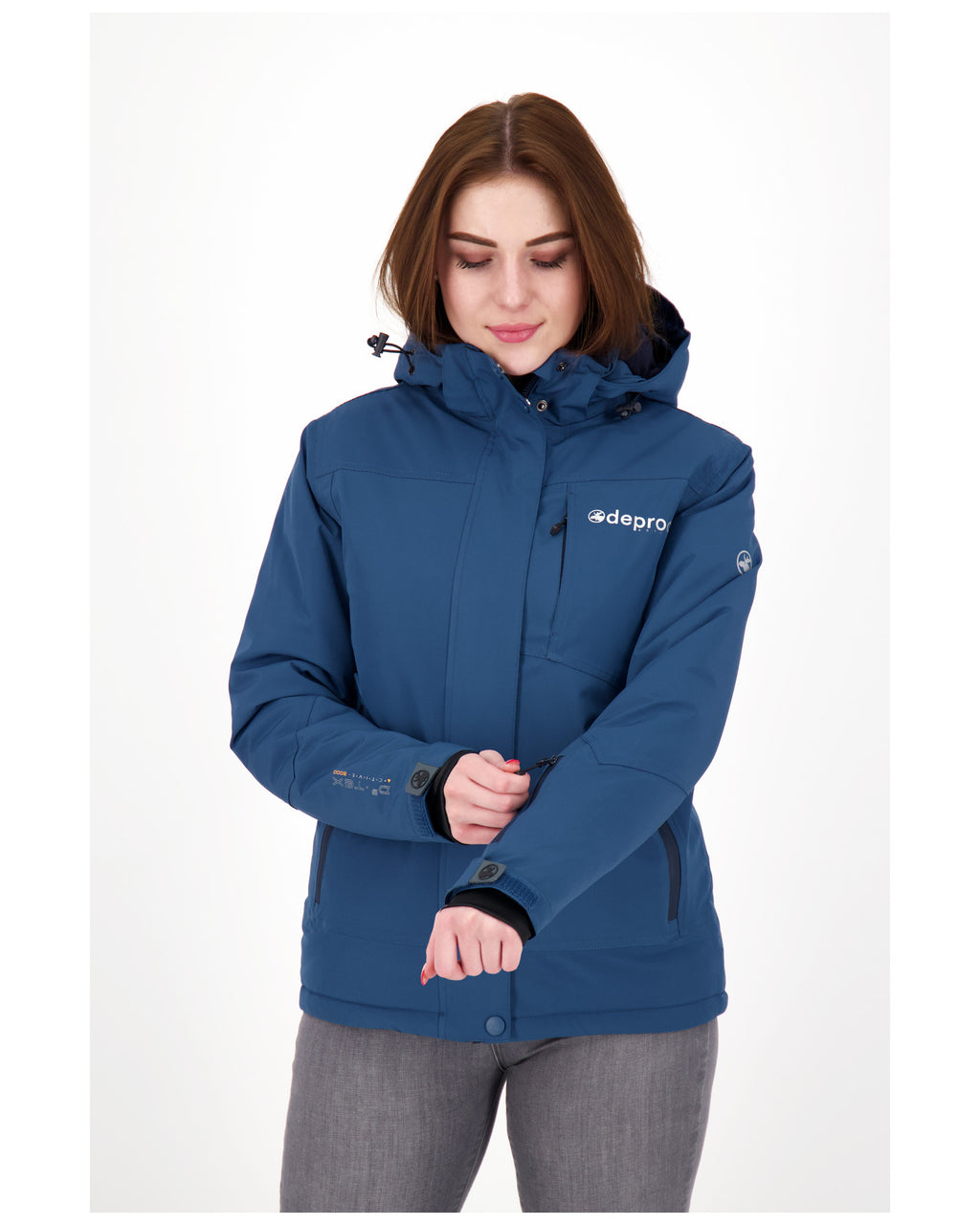 DEPROC Winterjacke MONTREAL LONG WMN Dark Navy