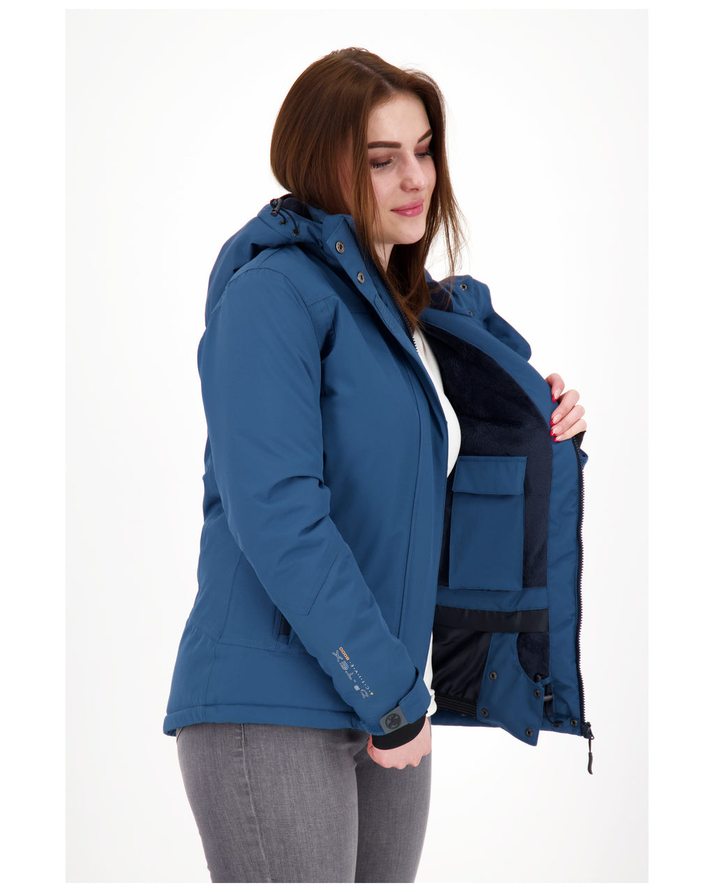 DEPROC Winterjacke MONTREAL LONG WMN Dark Navy