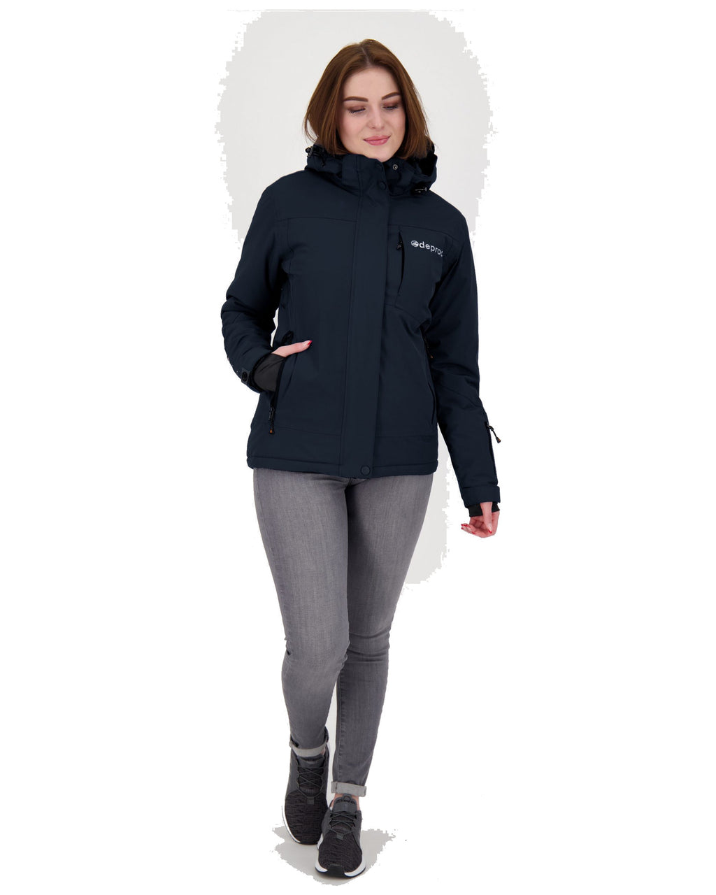 DEPROC Winterjacke MONTREAL LONG WMN Dark Navy