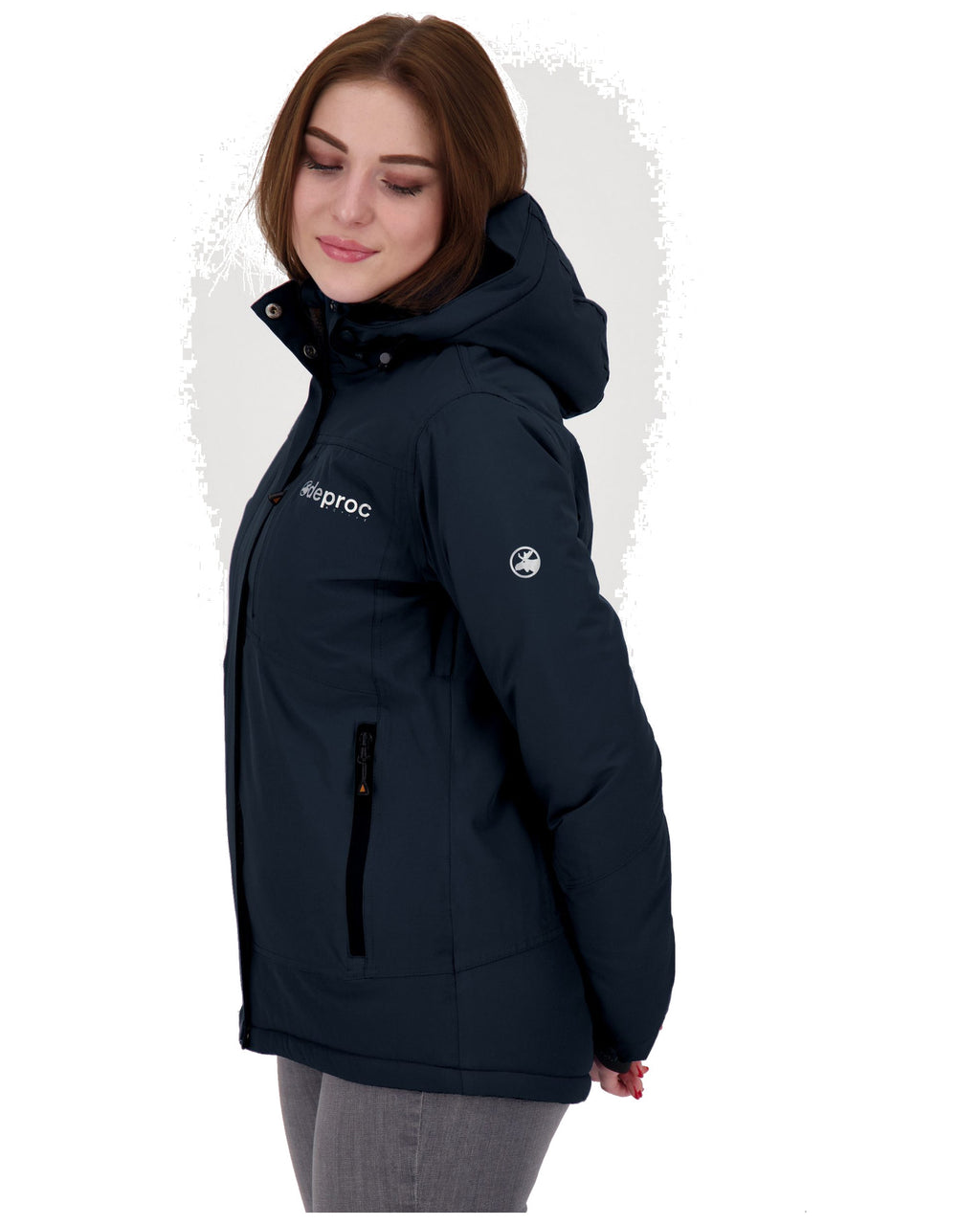 DEPROC Winterjacke MONTREAL LONG WMN Dark Navy