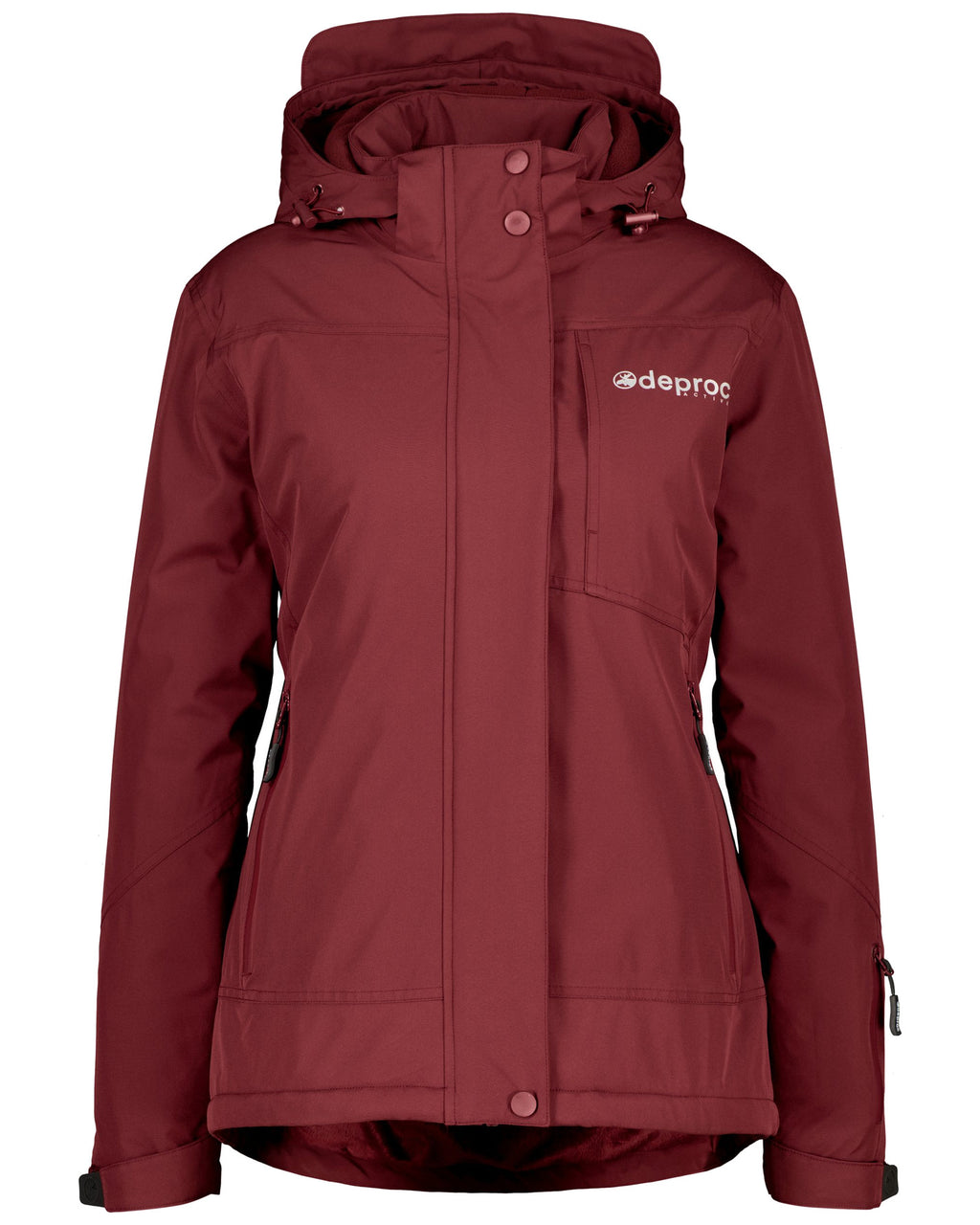 DEPROC Winterjacke MONTREAL LONG WMN Wine