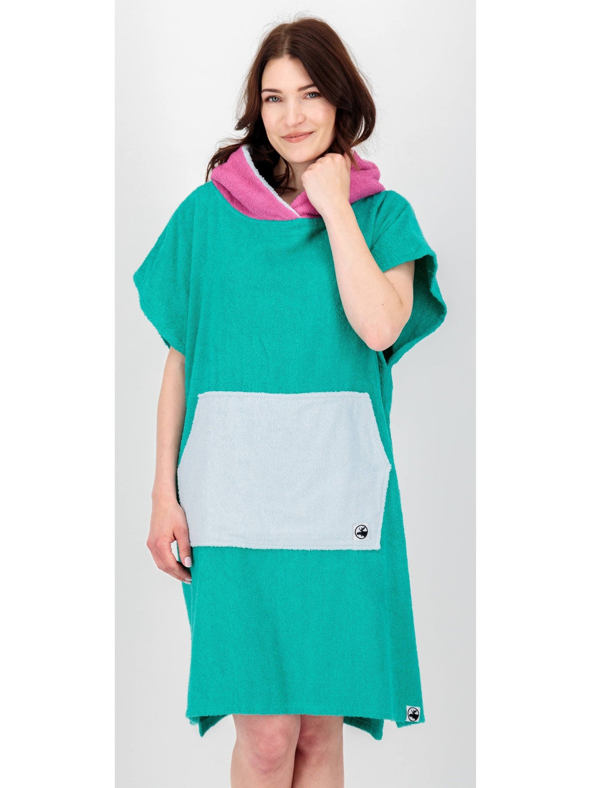 DEPROC ACTIVE Badeponcho PONCHINO HALIFAX WOMEN Türkis