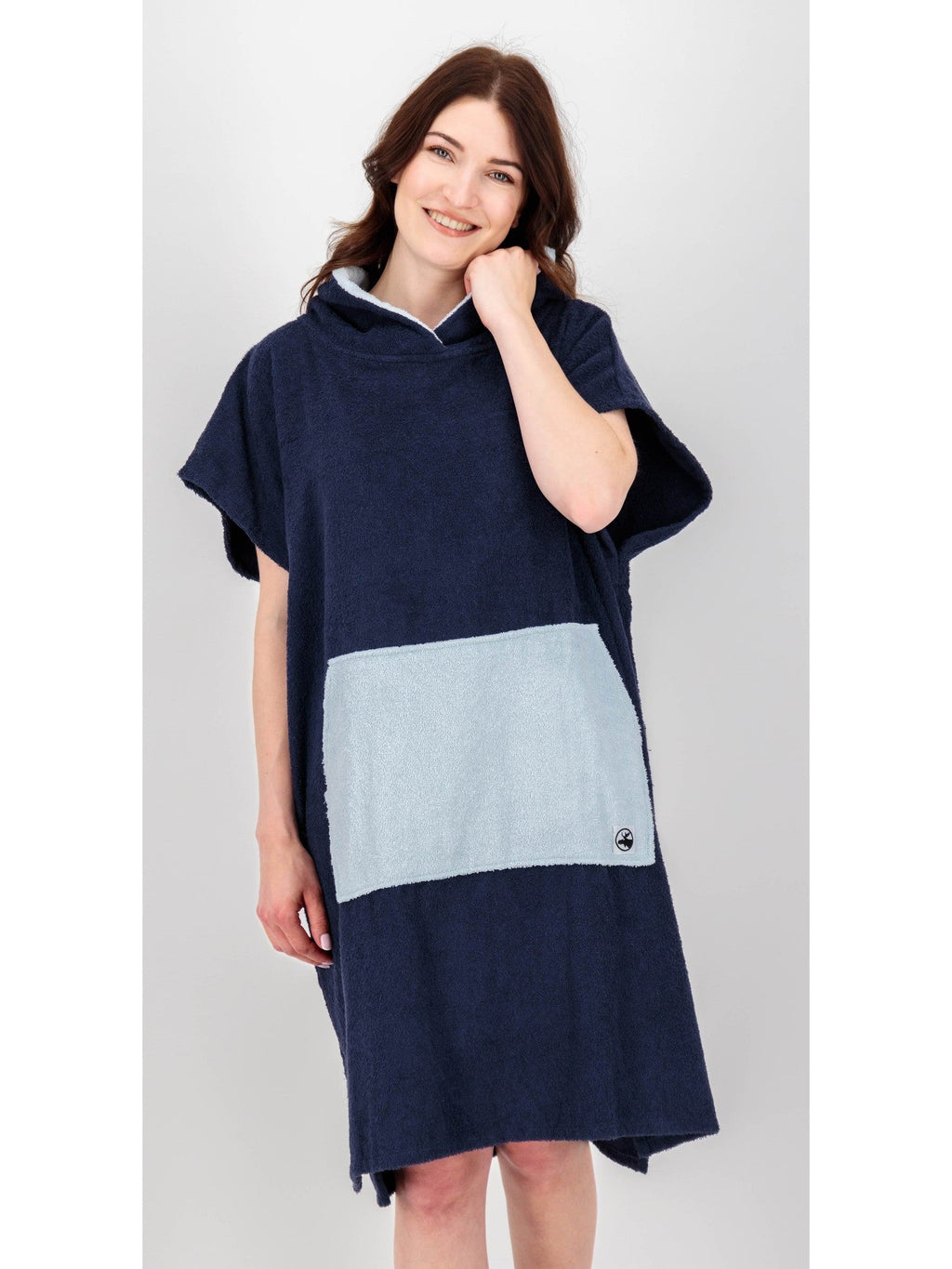 DEPROC ACTIVE Badeponcho PONCHINO HALIFAX WOMEN Dunkelblau