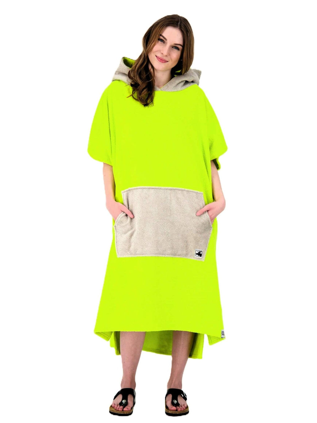 DEPROC ACTIVE Badeponcho PONCHINO HALIFAX WOMEN Lime
