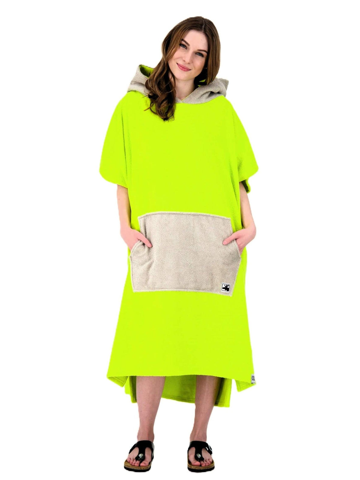 DEPROC ACTIVE Badeponcho PONCHINO HALIFAX WOMEN Lime