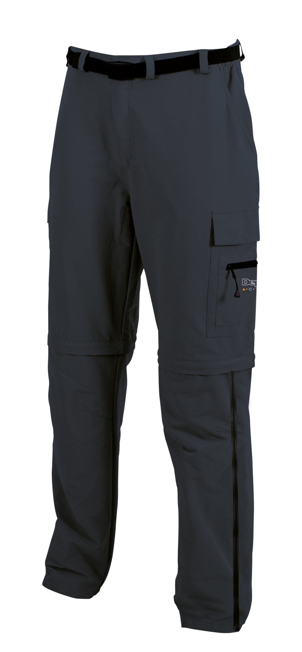 DEPROC Trekkinghose & Outdoorhose Damen KENORA T-ZIP-OFF mit seitlichem RV Darkanthrazit