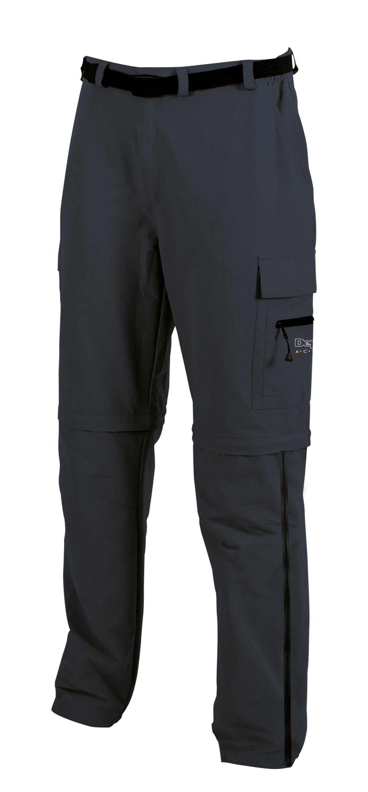 DEPROC Trekkinghose & Outdoorhose Damen KENORA T-ZIP-OFF mit seitlichem RV Darkanthrazit