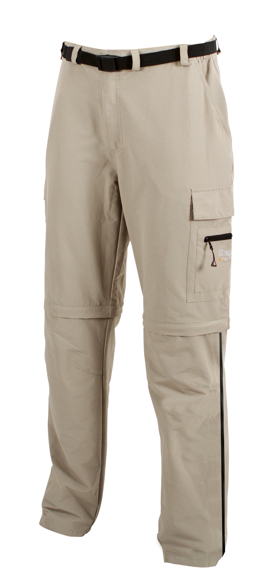 DEPROC 4-Wege-Elastische Outdoorhose Herren KENTVILLE FULLSTRETCH T-ZIP-OFF Men Sand