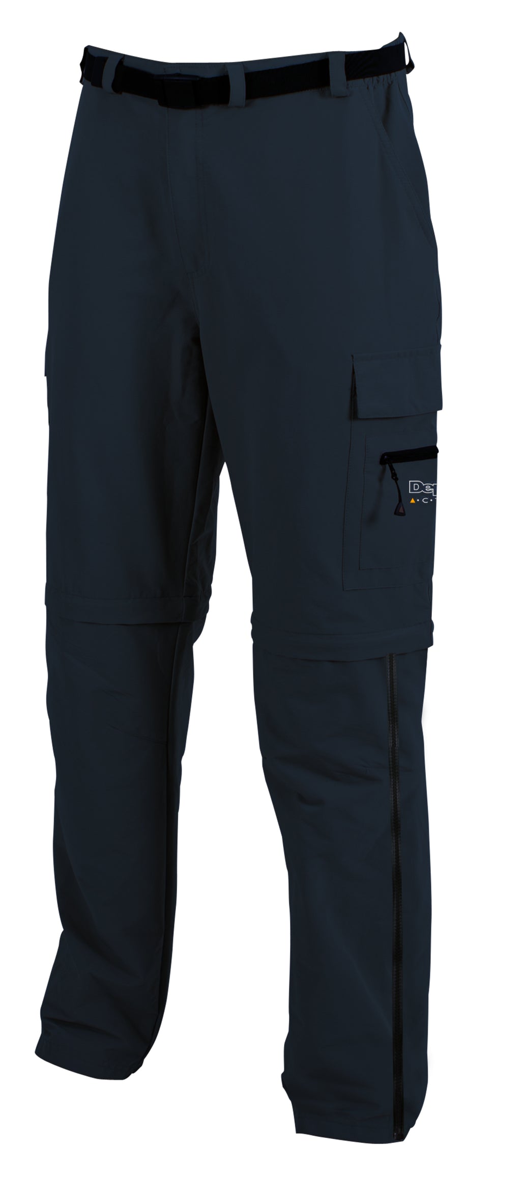 DEPROC Trekkinghose & Outdoorhose Damen KENORA T-ZIP-OFF mit seitlichem RV Darkanthrazit