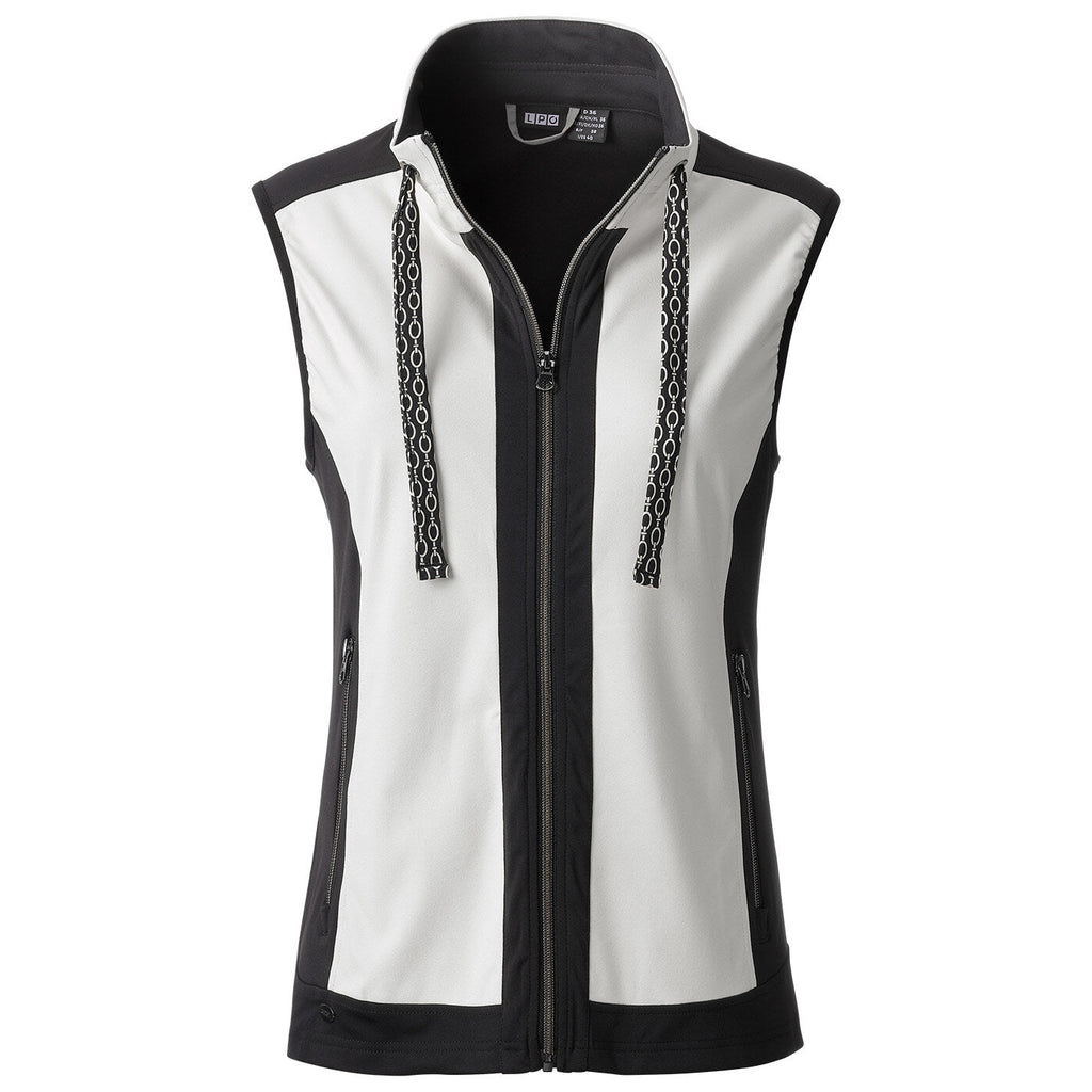 LPO Weste Fiona – whisper white print