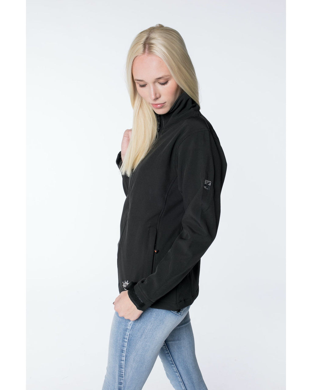 DEPROC WESTLOOK Softshelljacke Damen Schwarz