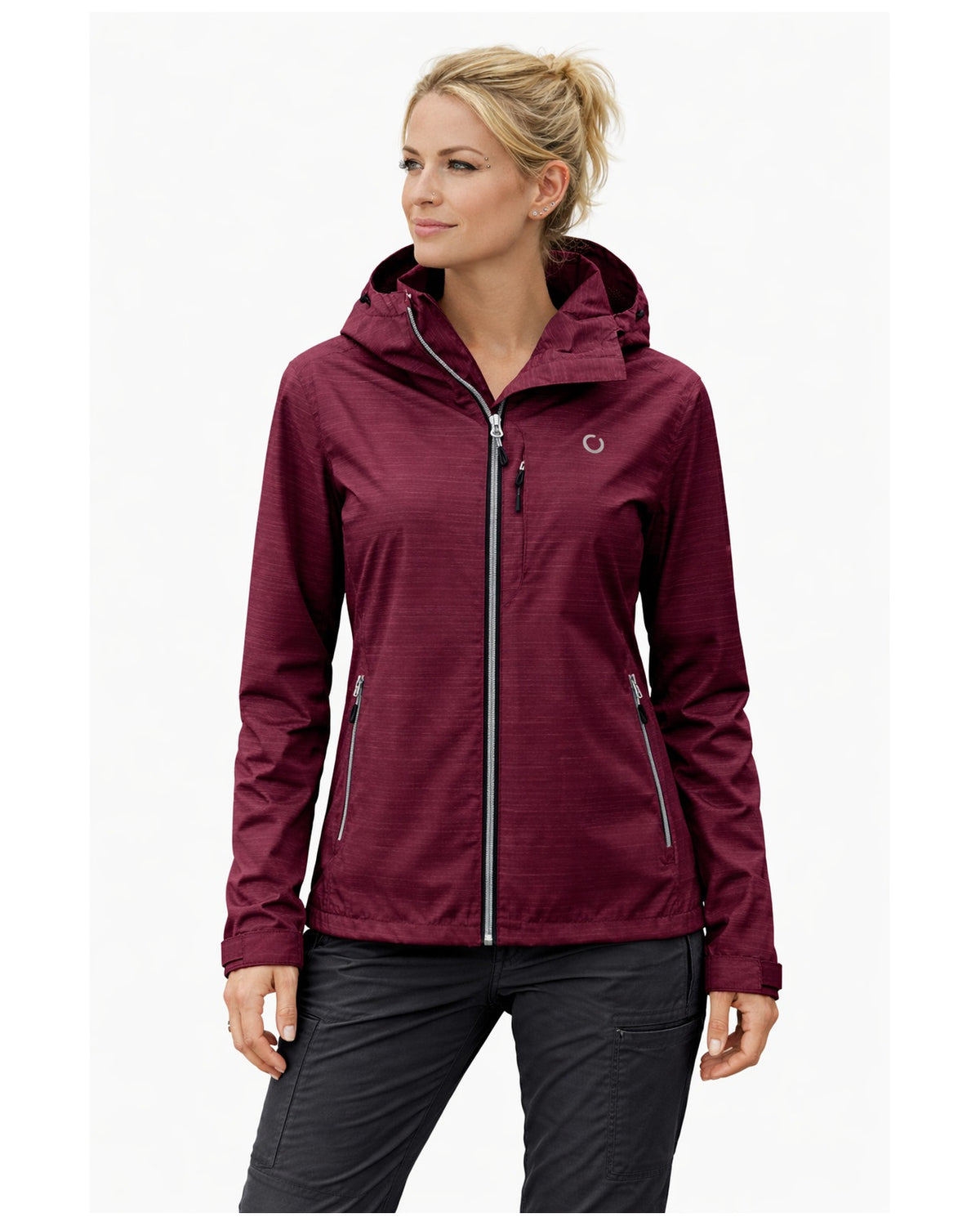 LPO Outdoorjacke KIARA Weinrot