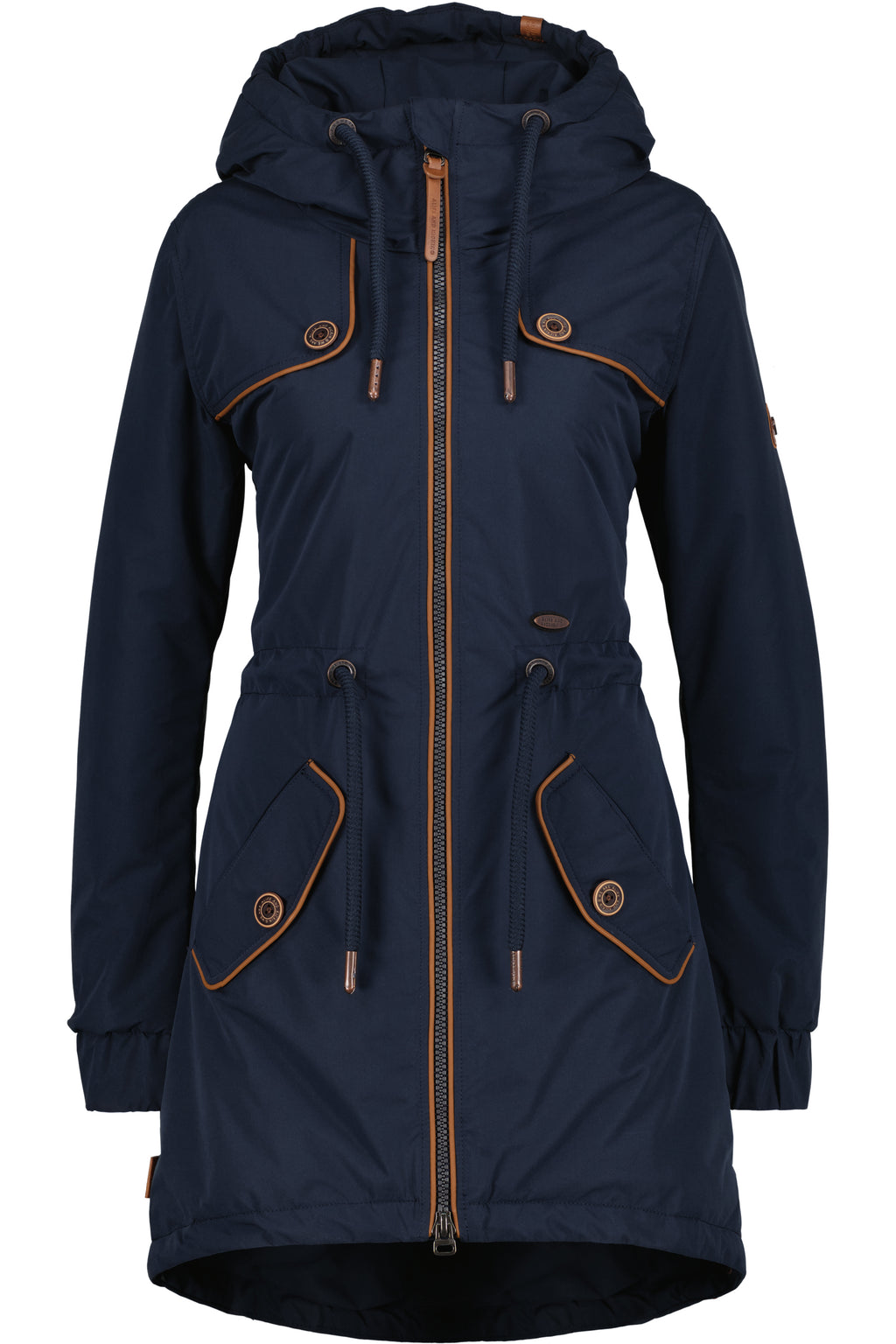 ALIFE & KICKIN Damen Parka Charlotte III Navy - 6