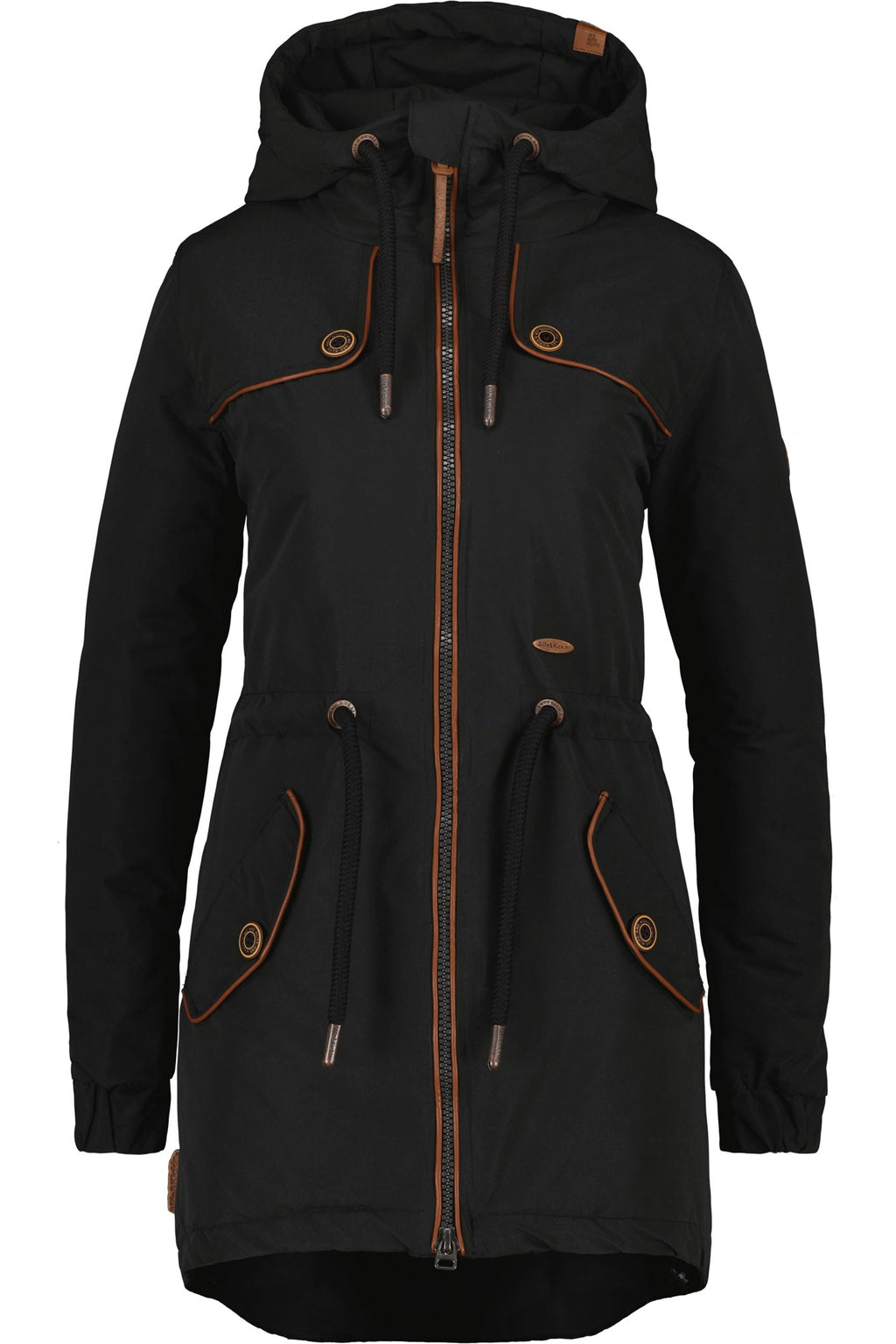 ALIFE & KICKIN Damen Parka Charlotte III Schwarz (black) - 6