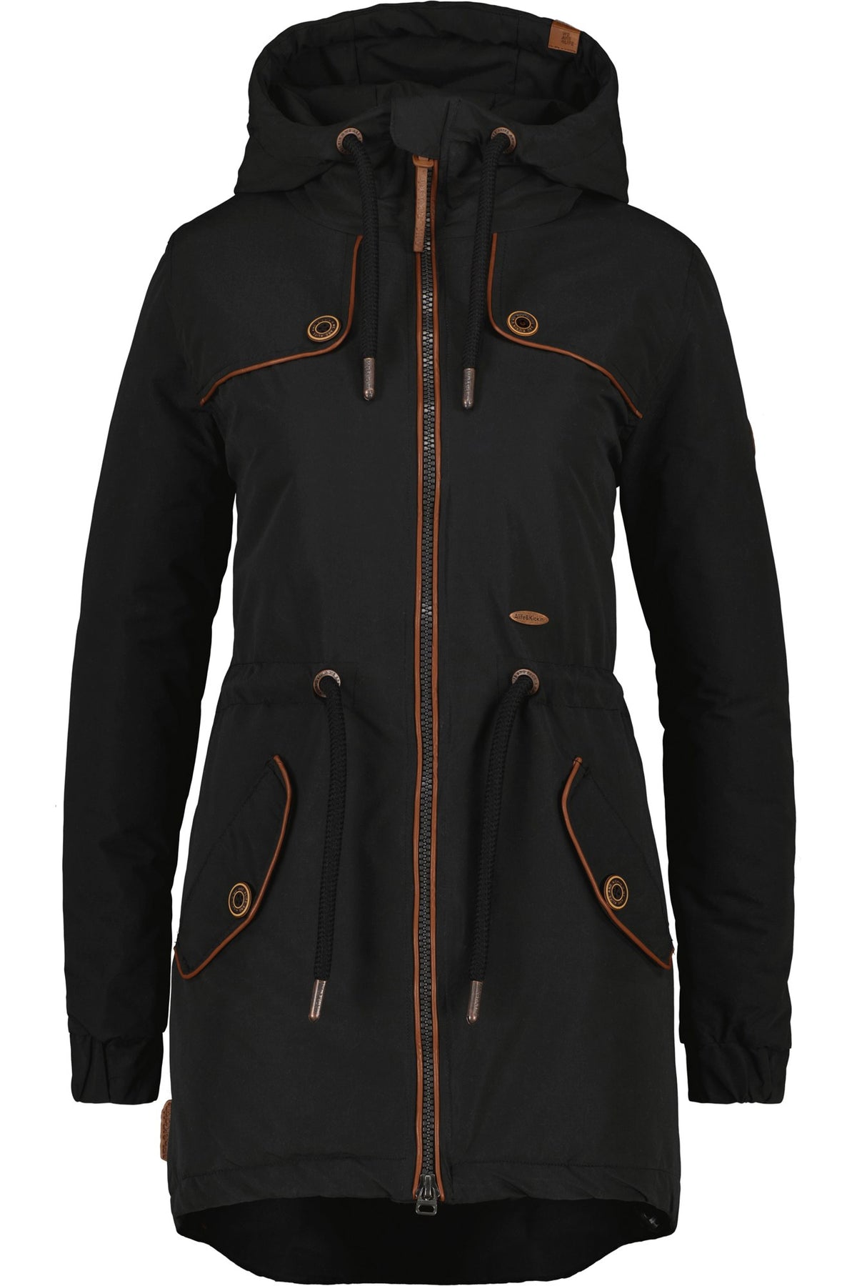 ALIFE & KICKIN Damen Parka Charlotte III Schwarz (black) - 6