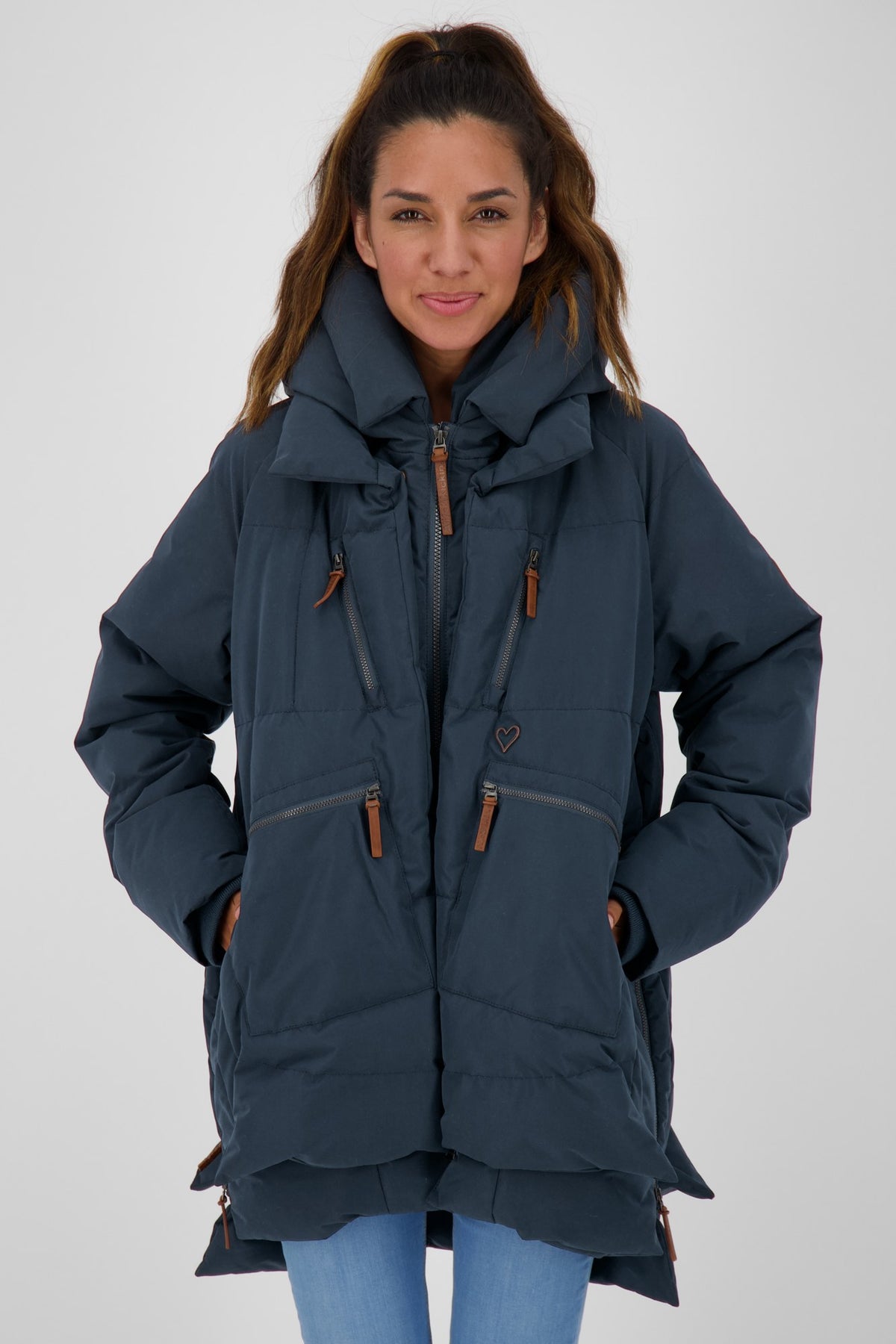ALIFE & KICKIN Damen Steppjacke JuanitaAK navy