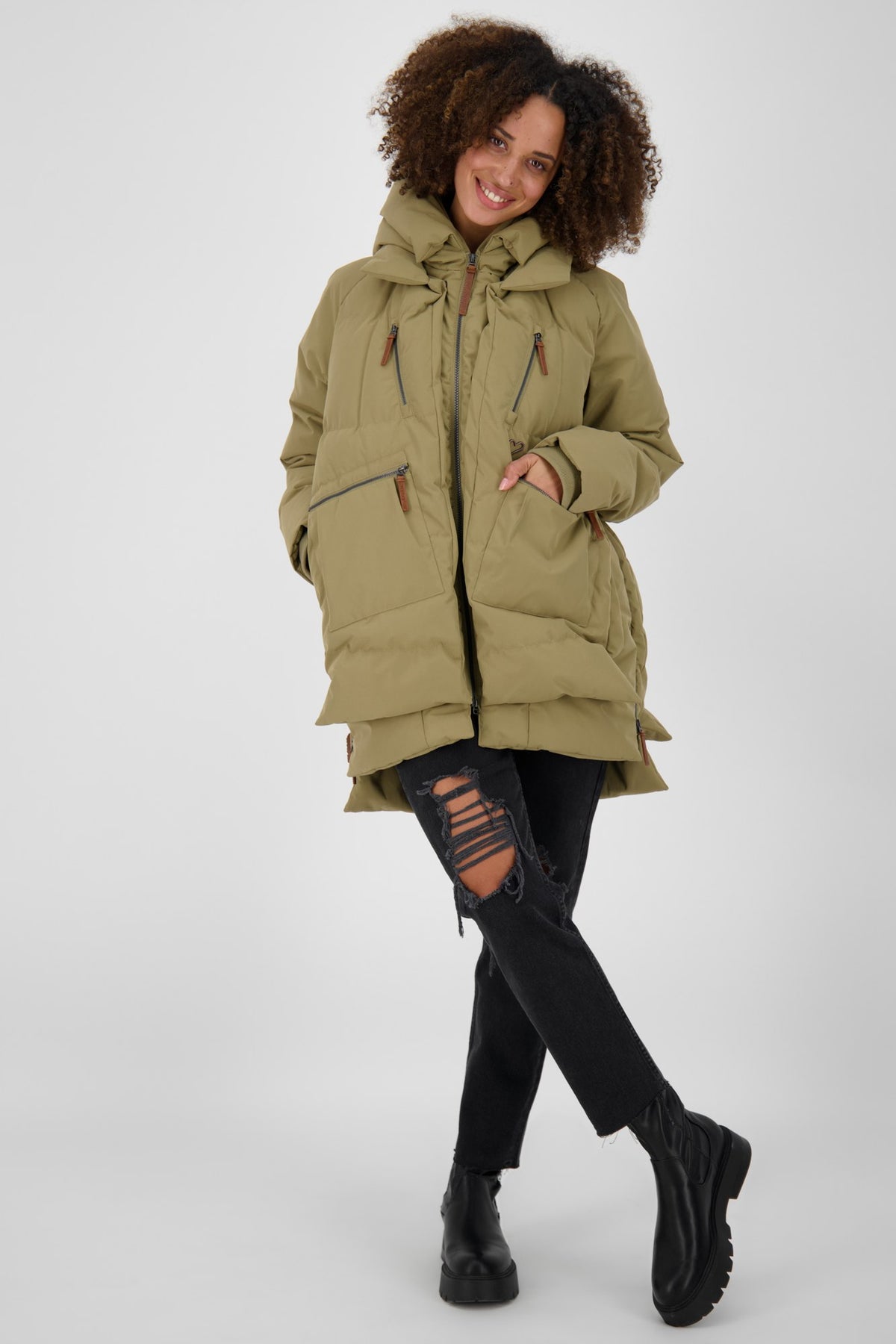 ALIFE & KICKIN Damen Steppjacke JuanitaAK dust - 5