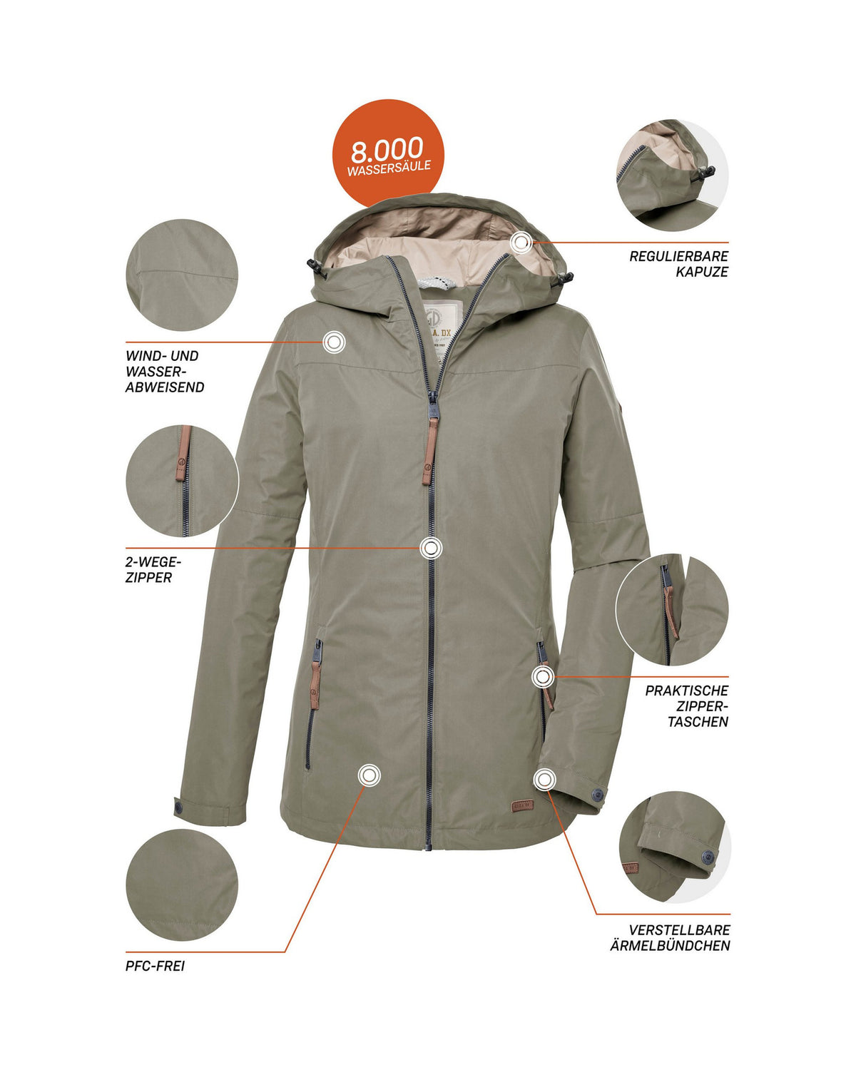 KILLTEC Funktionsjacke GS 18 WMN JCKT Champagner