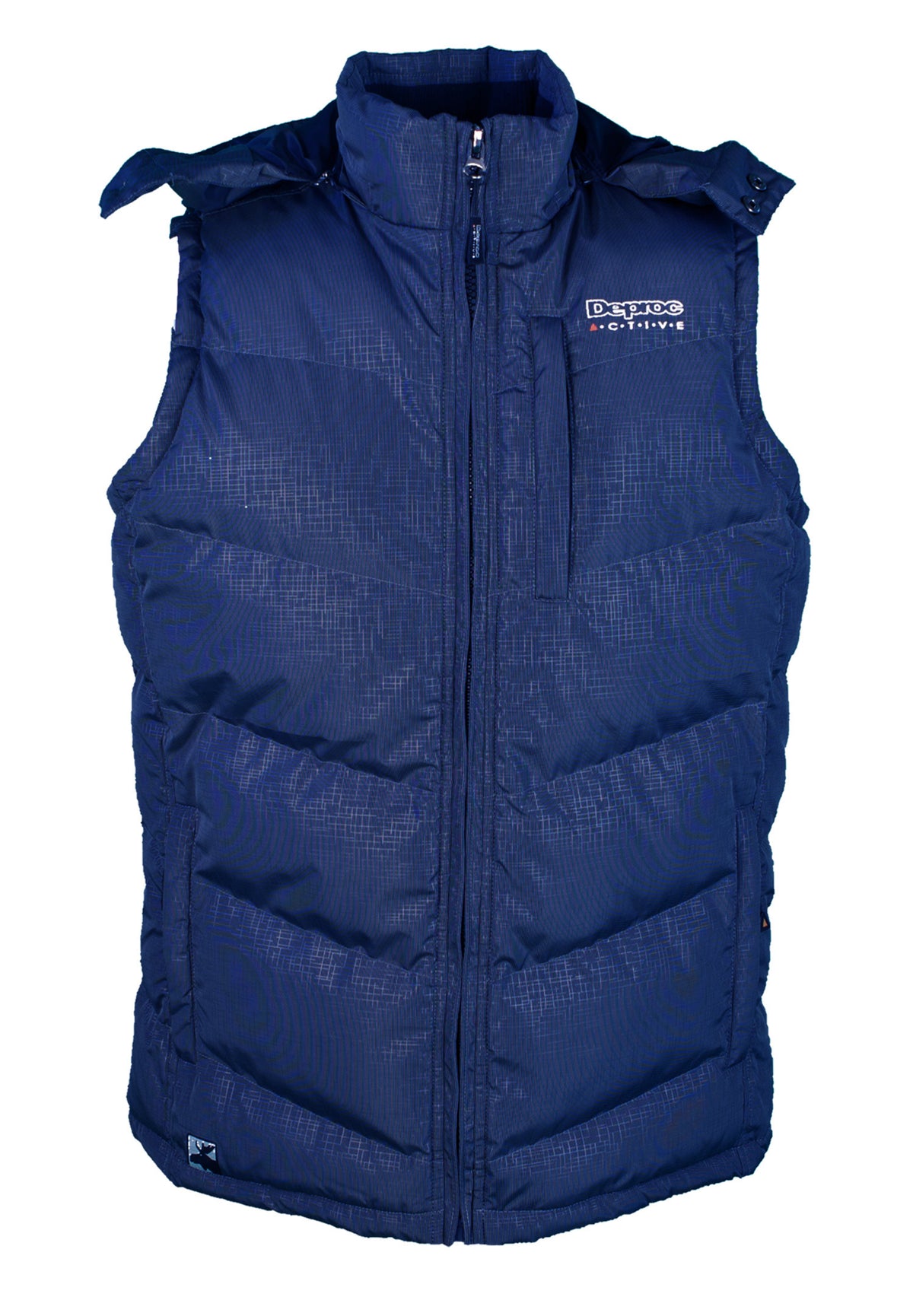 DEPROC Damen Weste Fiber Daunen Waddington Lady Navymuster